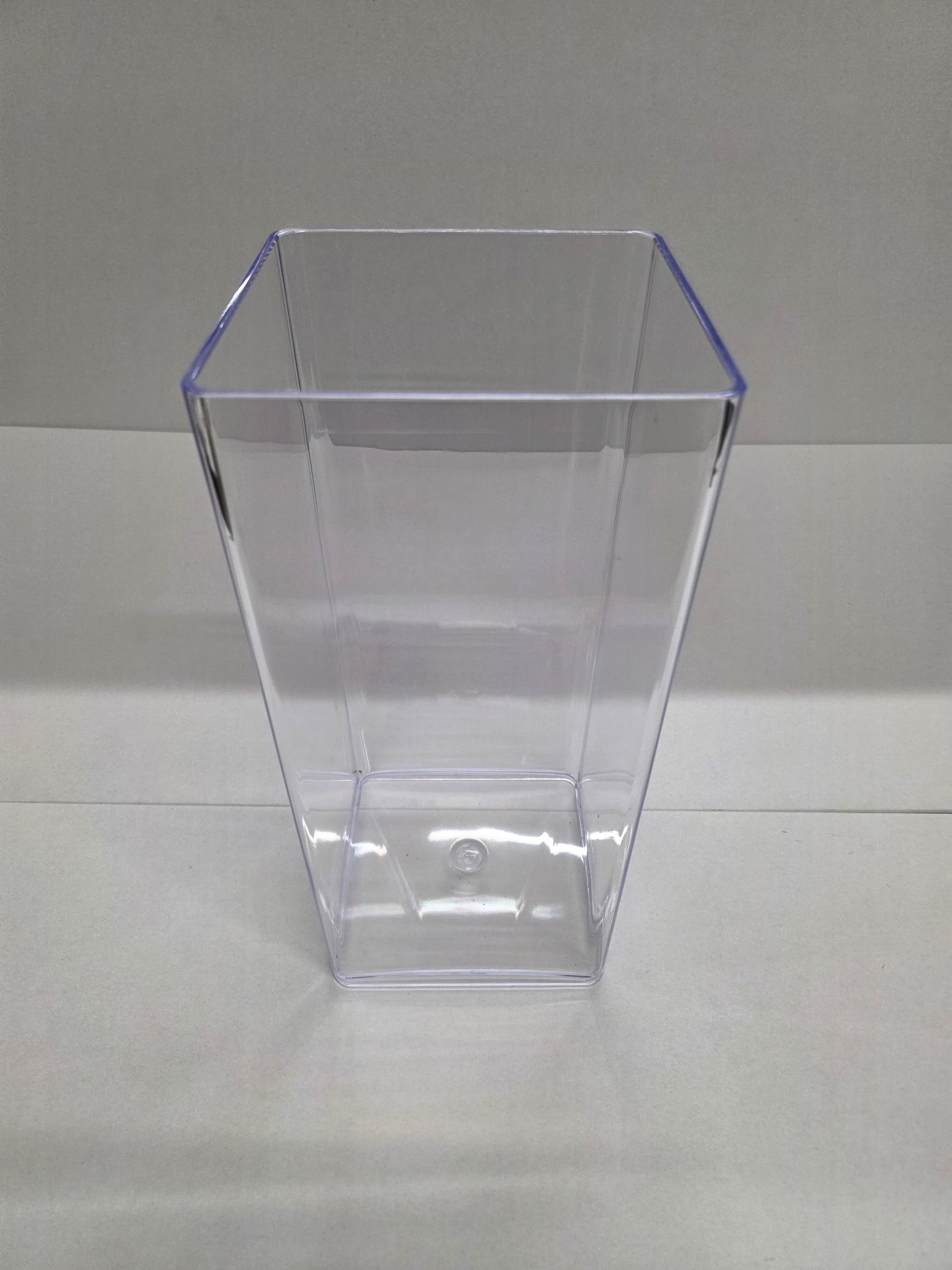 Acrylic Square Vase 14.5x30cm