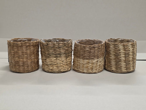 Alexis Pot Round Assort 9x10cm (PACK OF ANY 3)