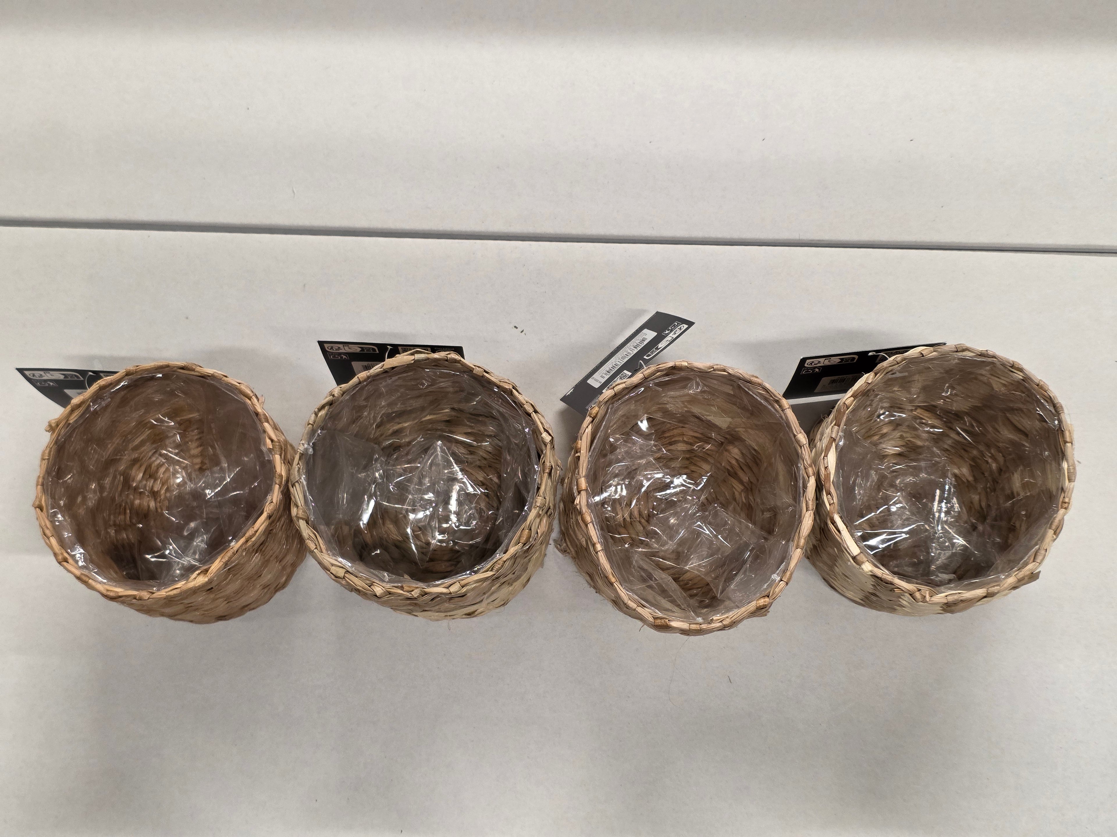 Alexis Pot Round Assort 9x10cm (PACK OF ANY 3)