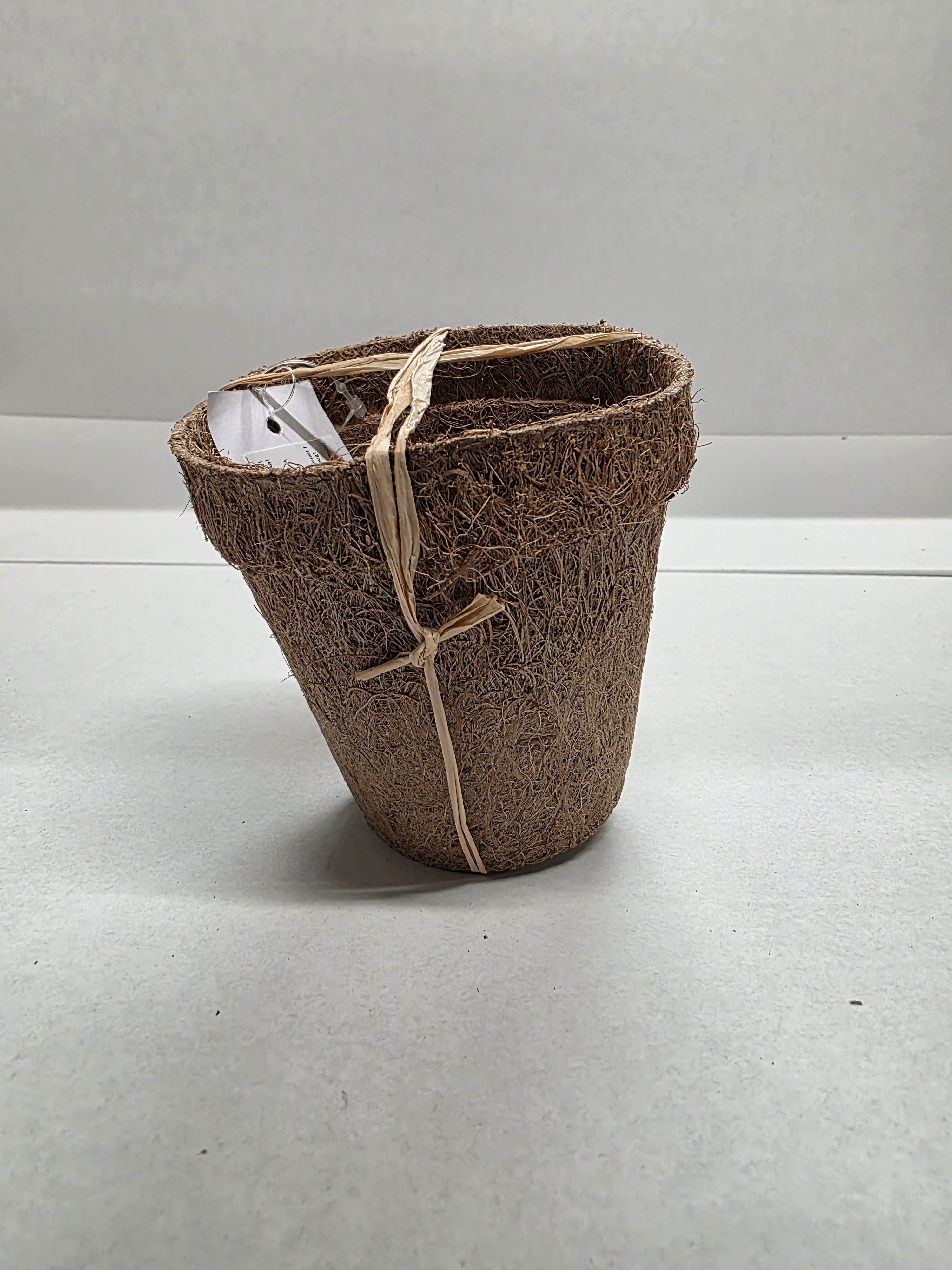 Coco Fibre Pot 10cm (PACK OF 4)