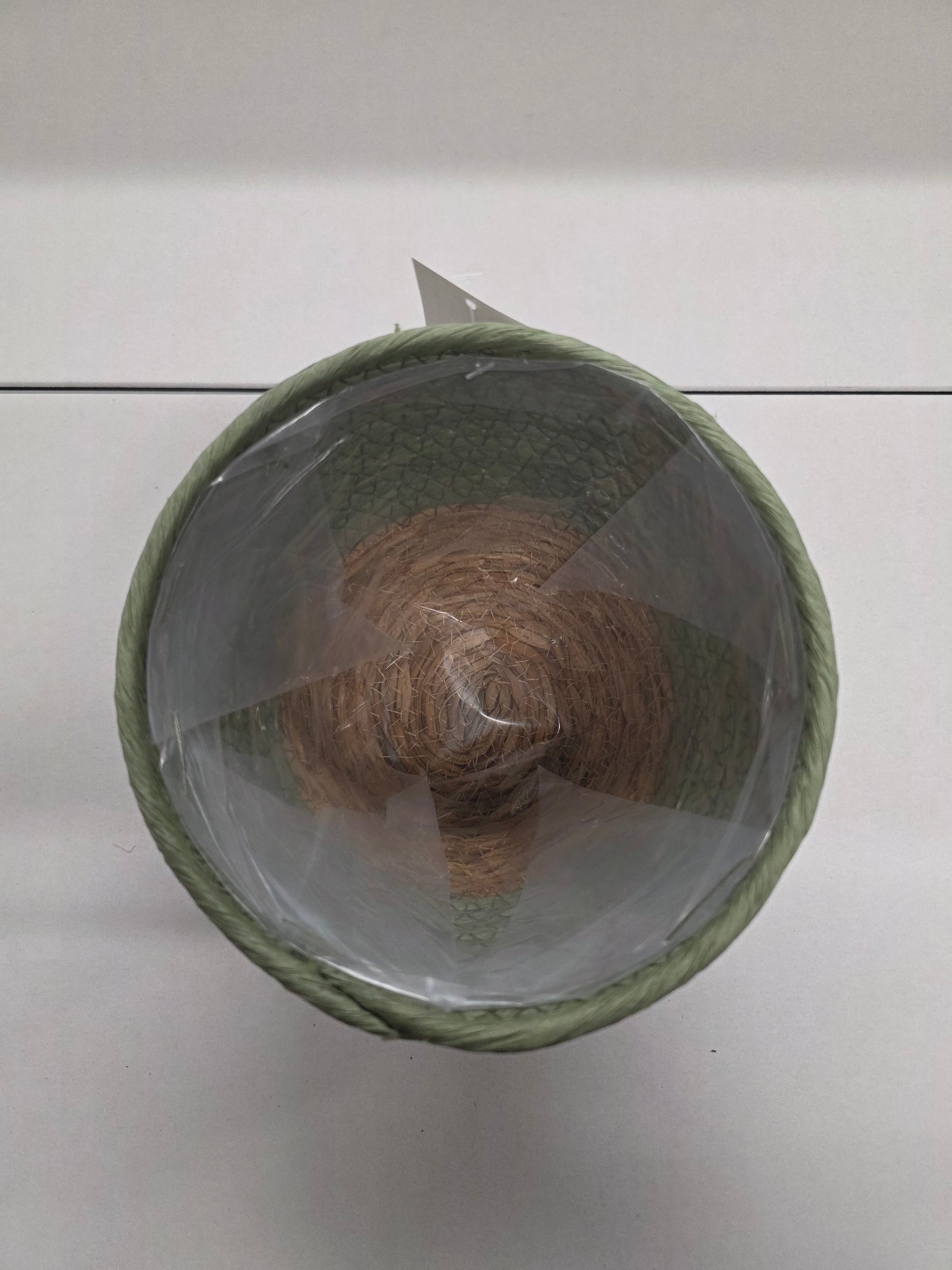 Seagrass Pot Green 16cm (PACK OF 3)