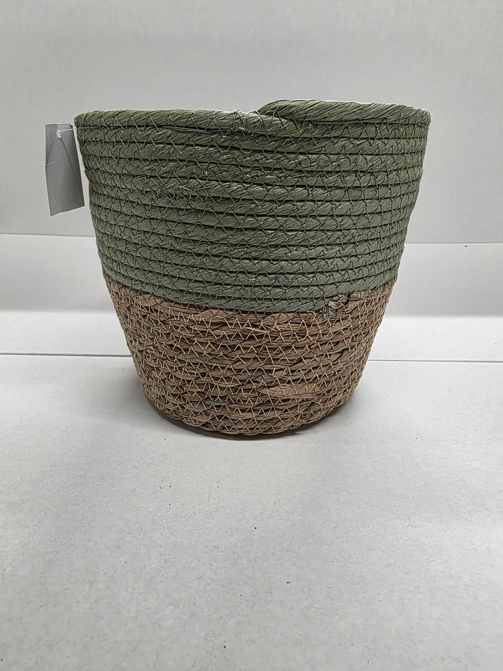 Seagrass Pot Green 23cm (PACK OF 2)