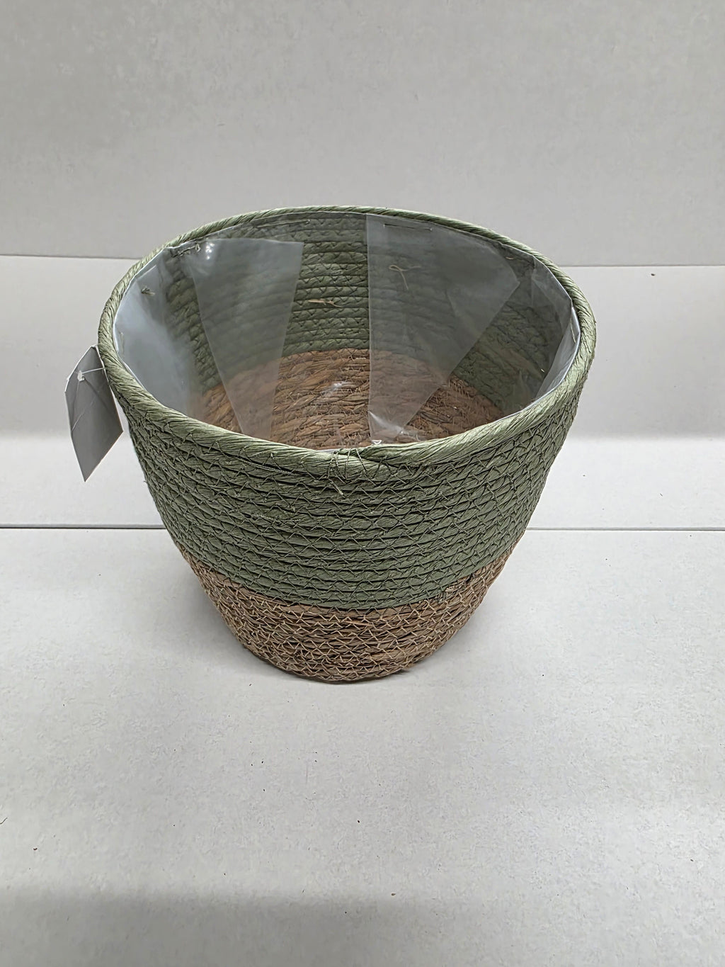 Seagrass Pot Green 23cm (PACK OF 2)