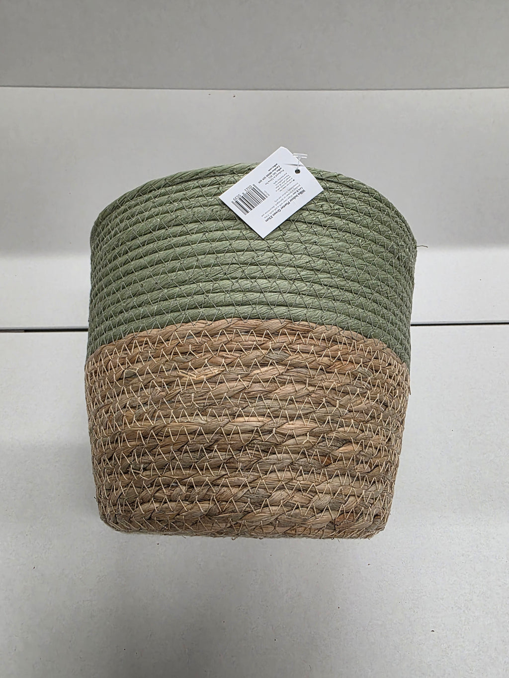 Seagrass Pot Green 23cm (PACK OF 2)