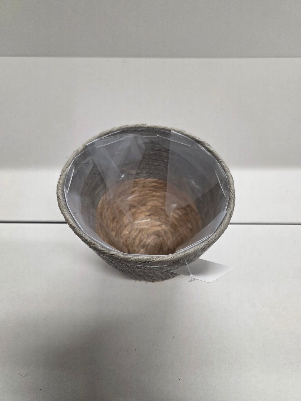 Seagrass Pot Grey 16cm (PACK OF 3)