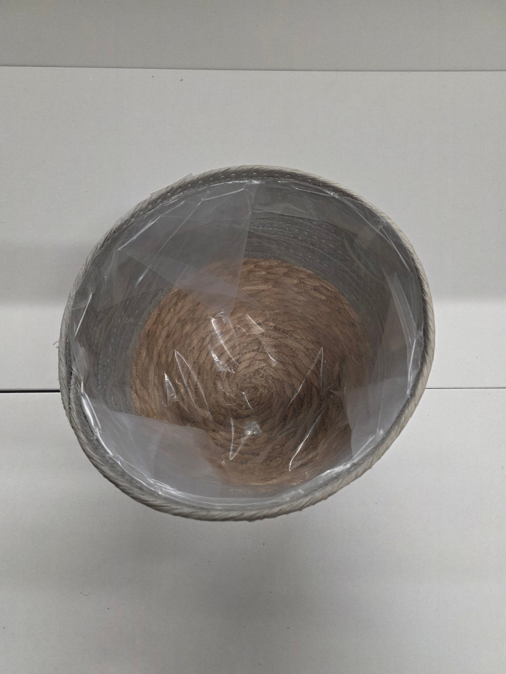 Seagrass Pot Grey 23cm (PACK OF 2)