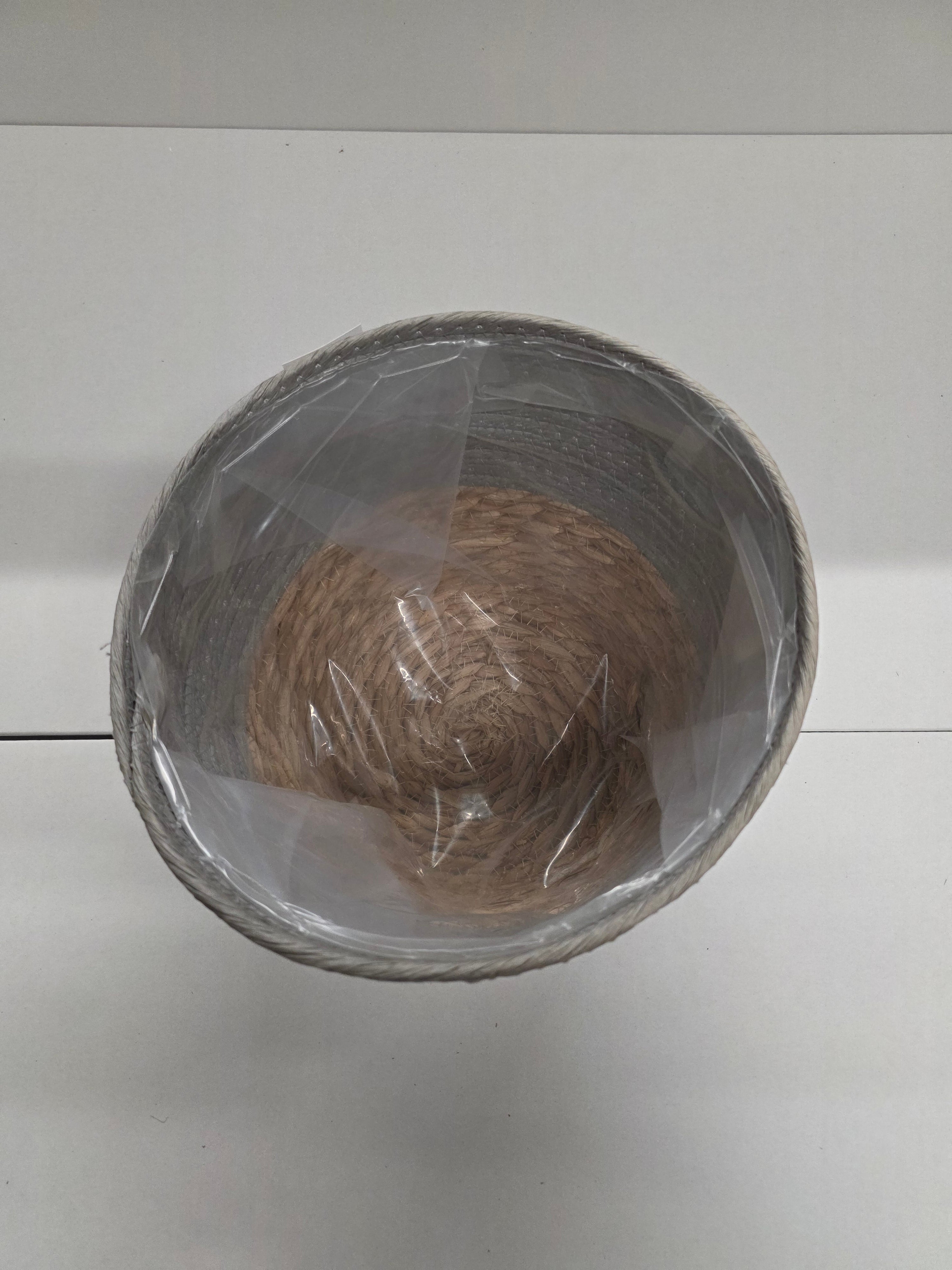 Seagrass Pot Grey 23cm (PACK OF 2)