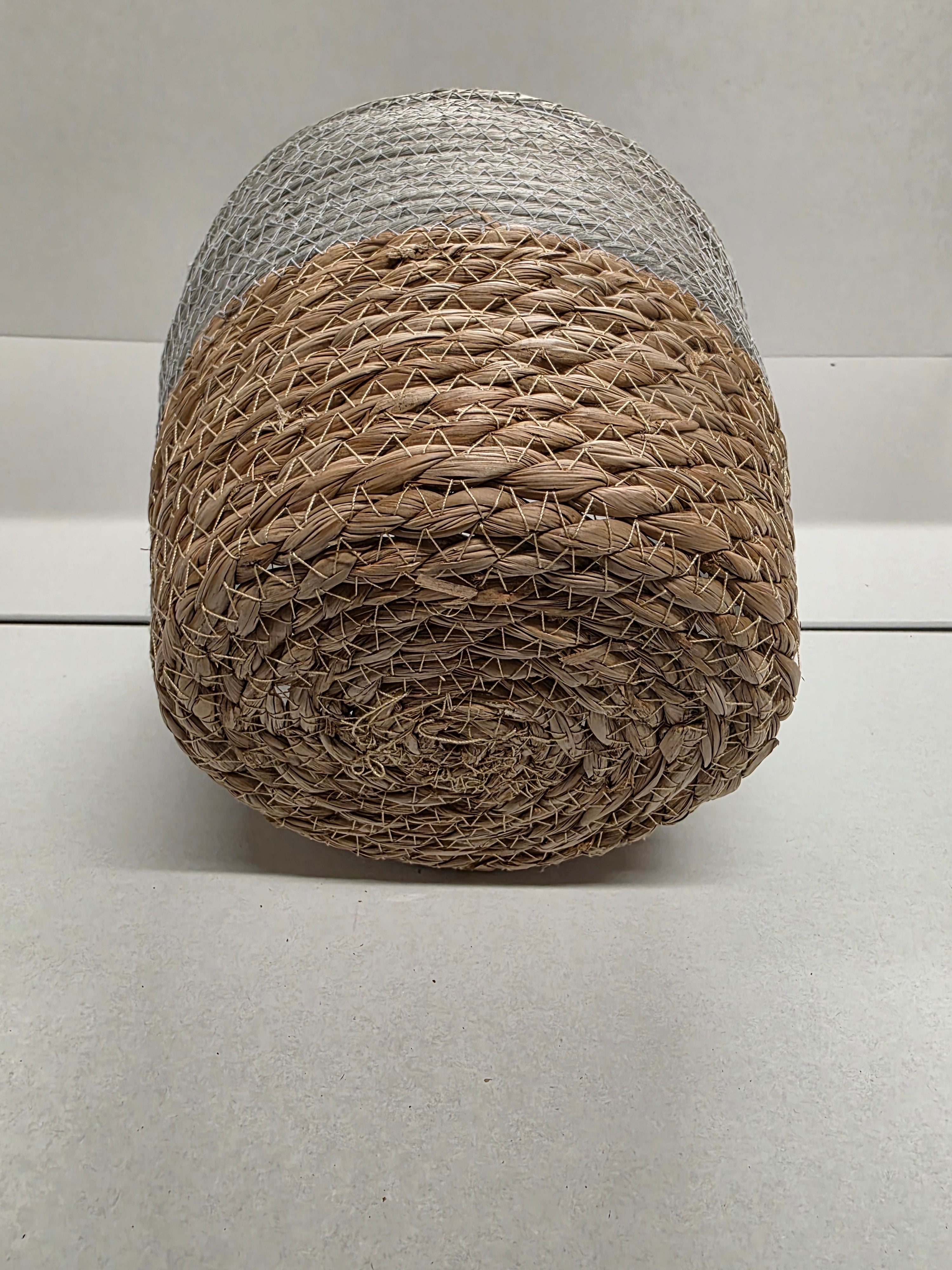 Seagrass Pot Grey 23cm (PACK OF 2)