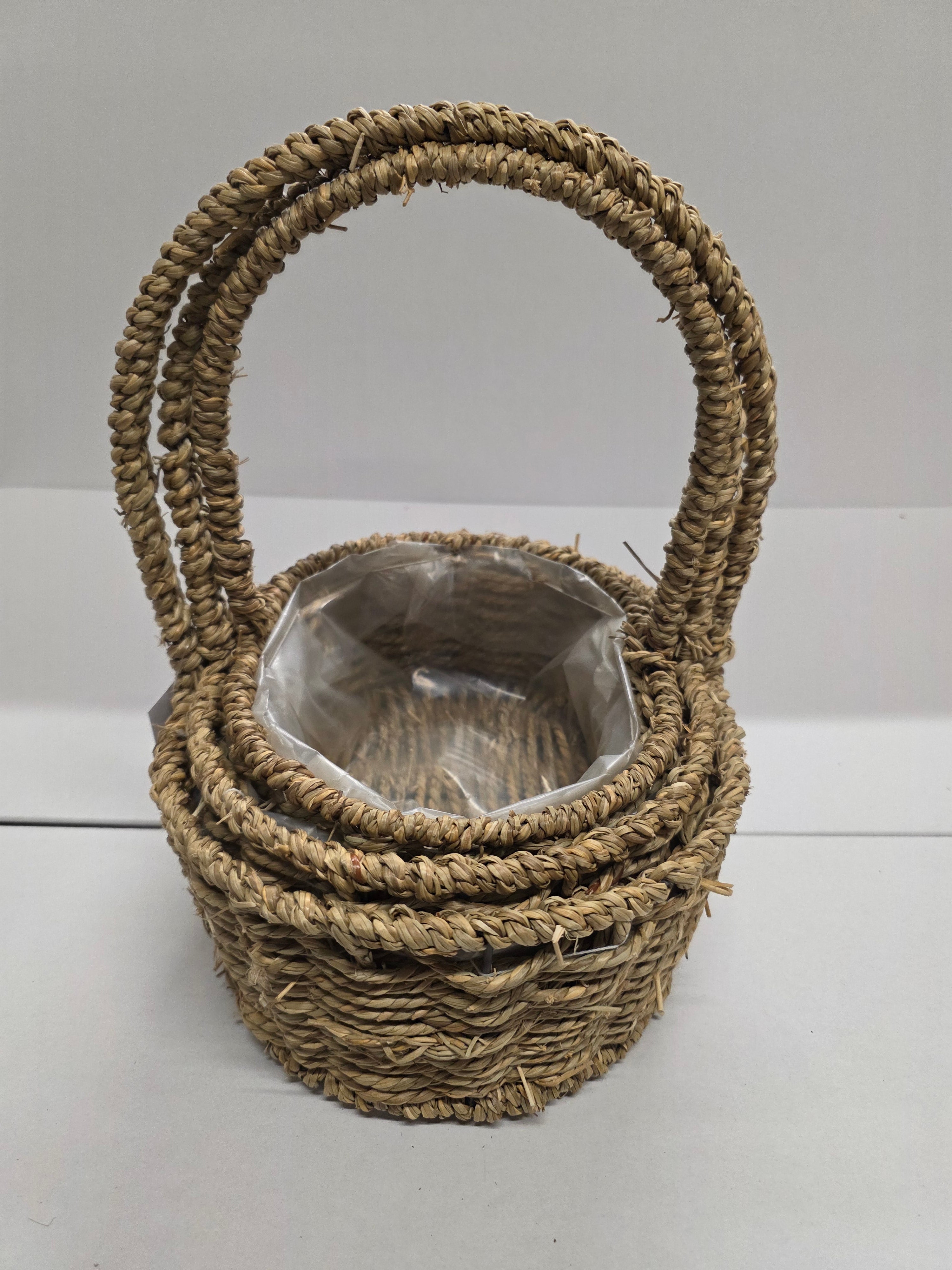 Basket Seagrass Oval Set