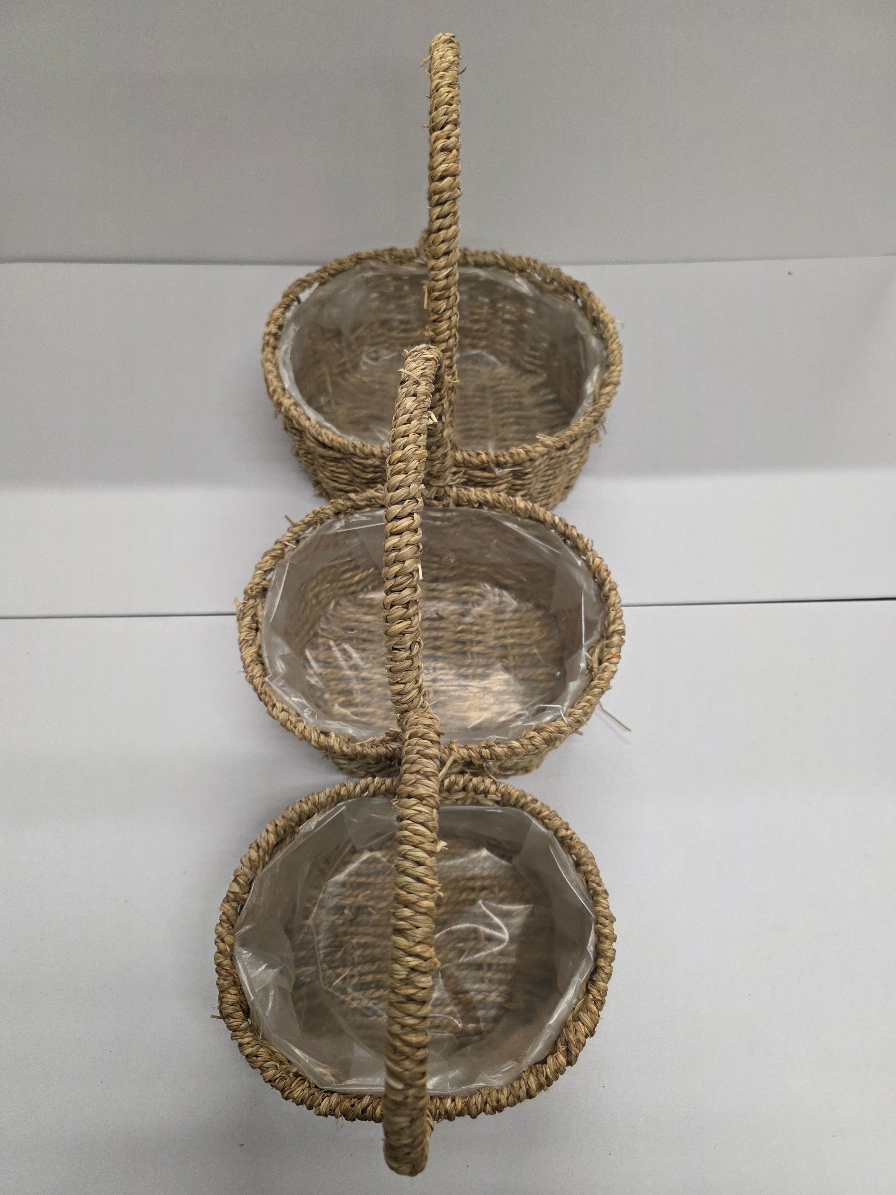 Basket Seagrass Oval Set