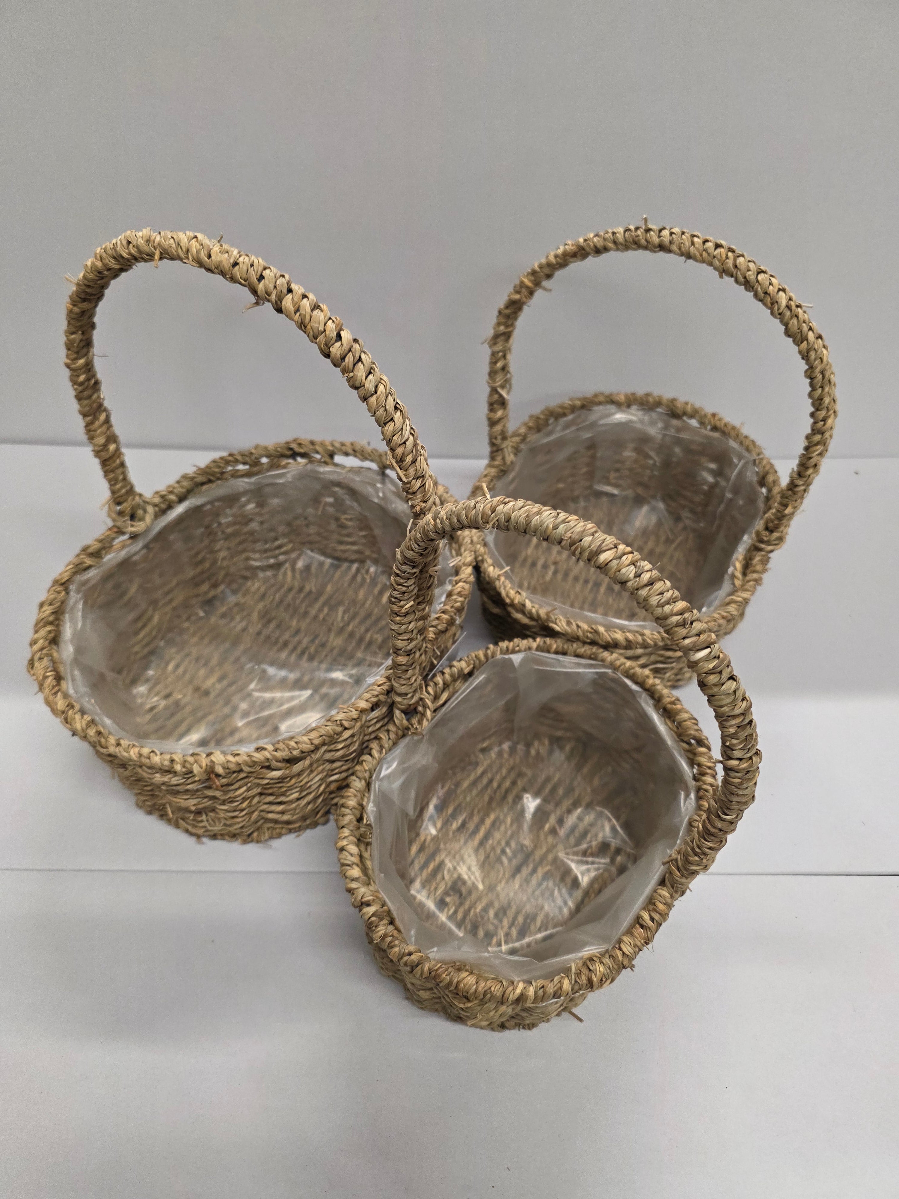 Basket Seagrass Oval Set