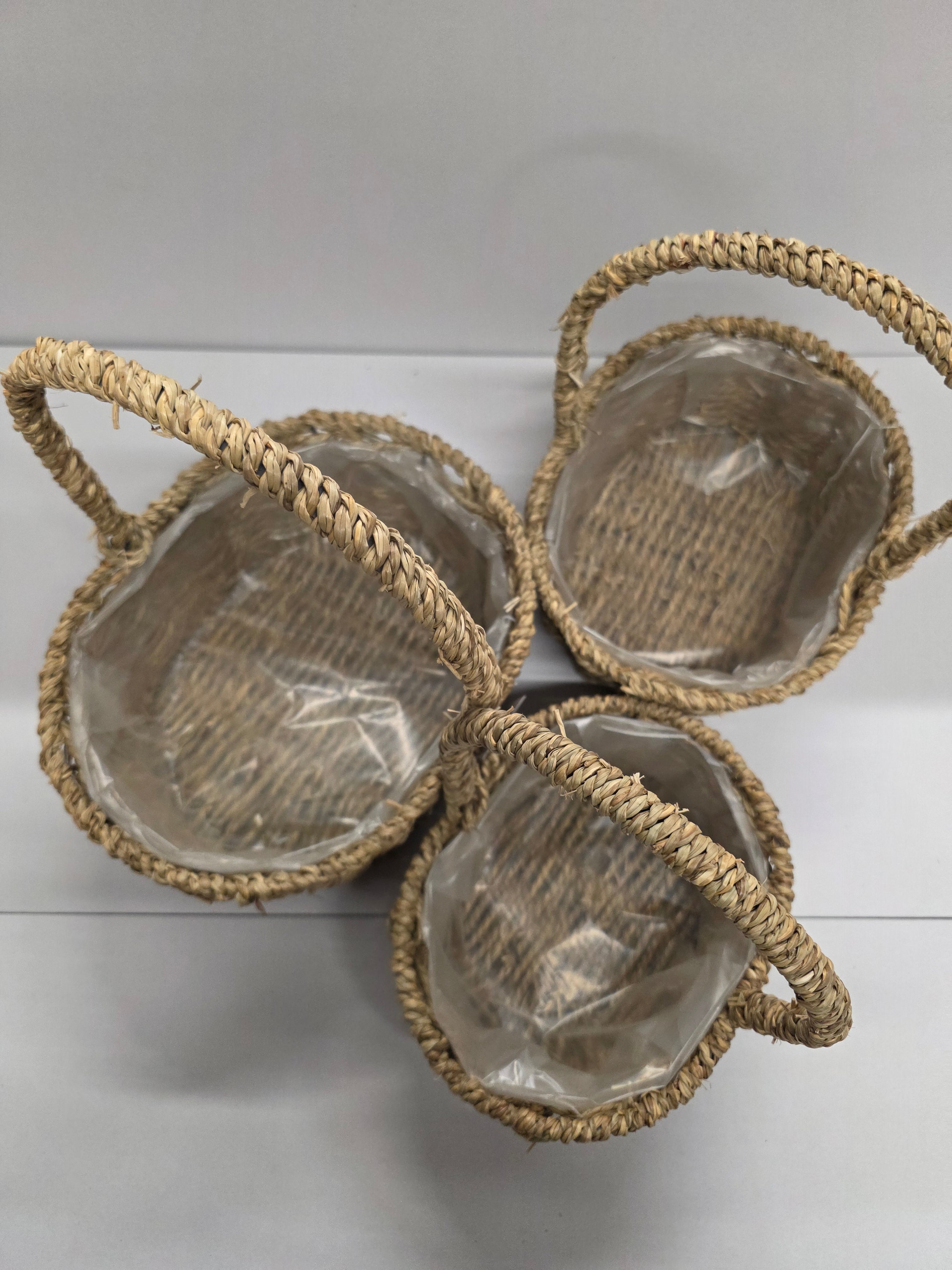 Basket Seagrass Oval Set