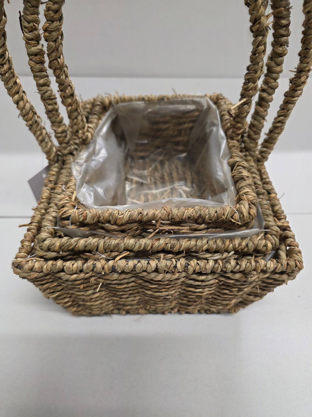 Basket Seagrass Rectangle Set