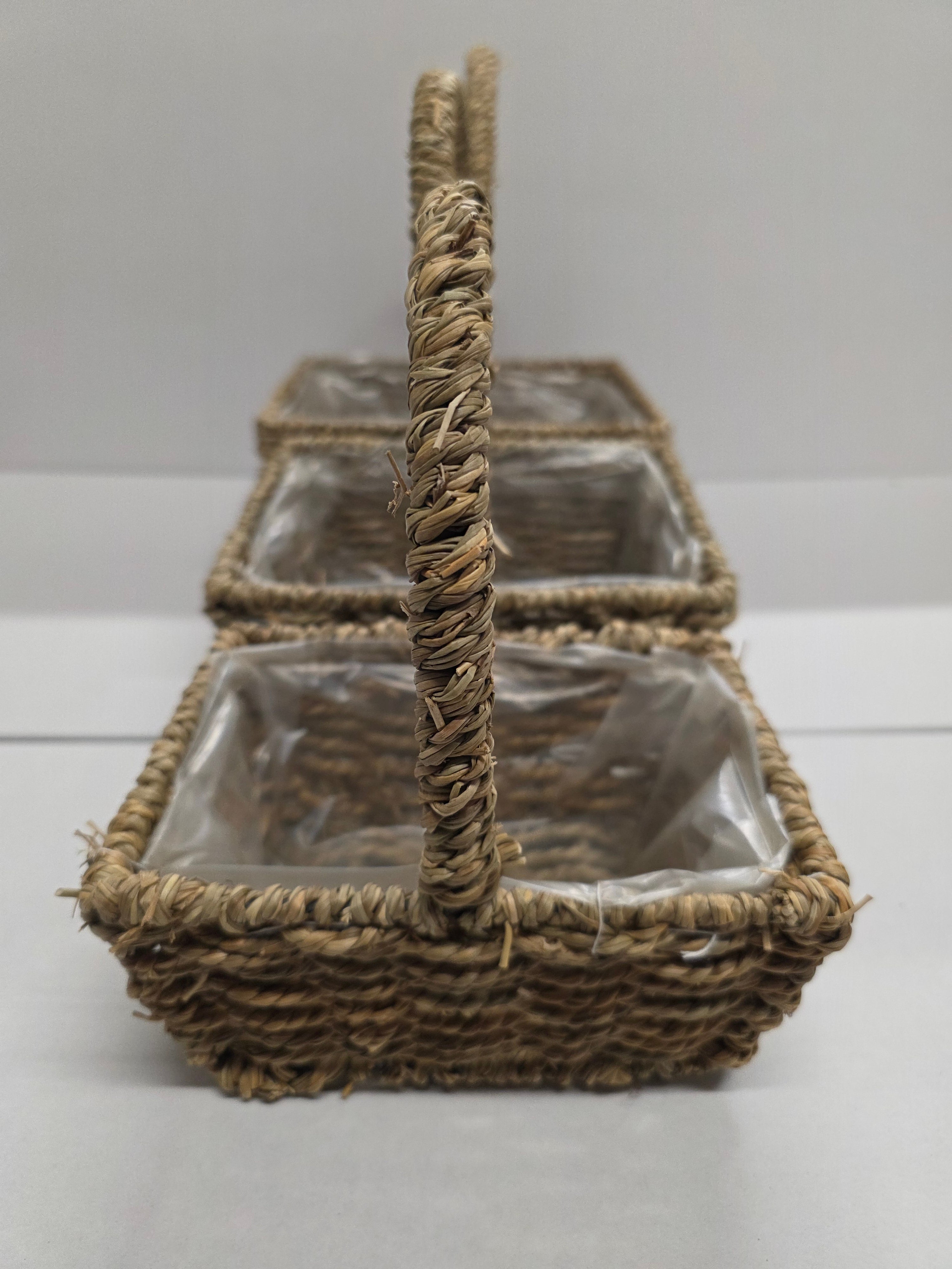 Basket Seagrass Rectangle Set