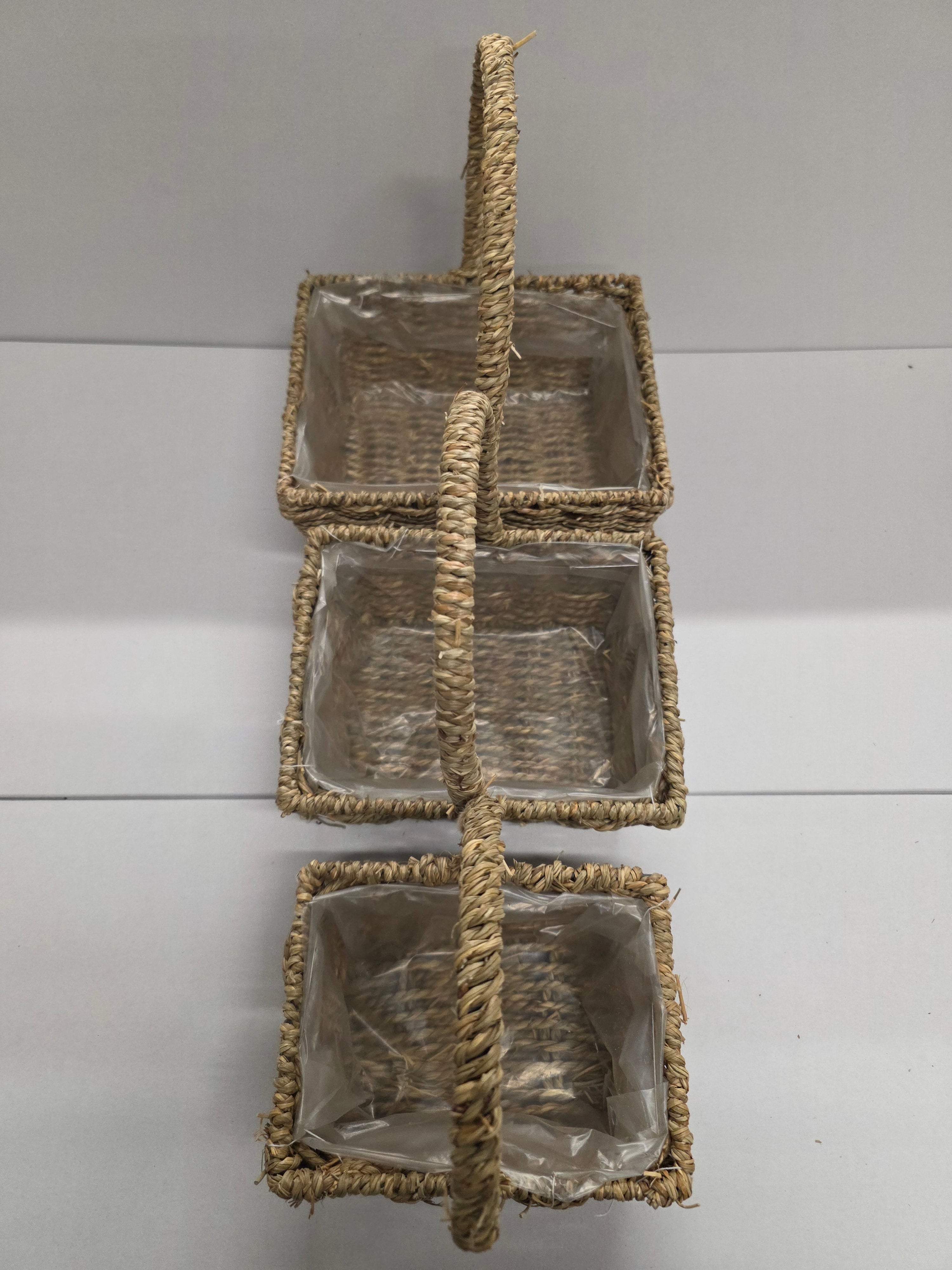 Basket Seagrass Rectangle Set