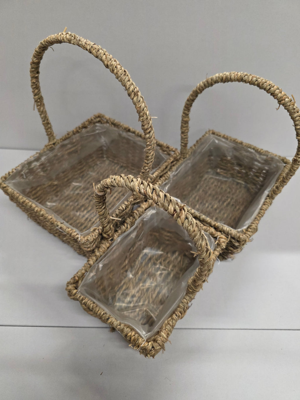 Basket Seagrass Rectangle Set