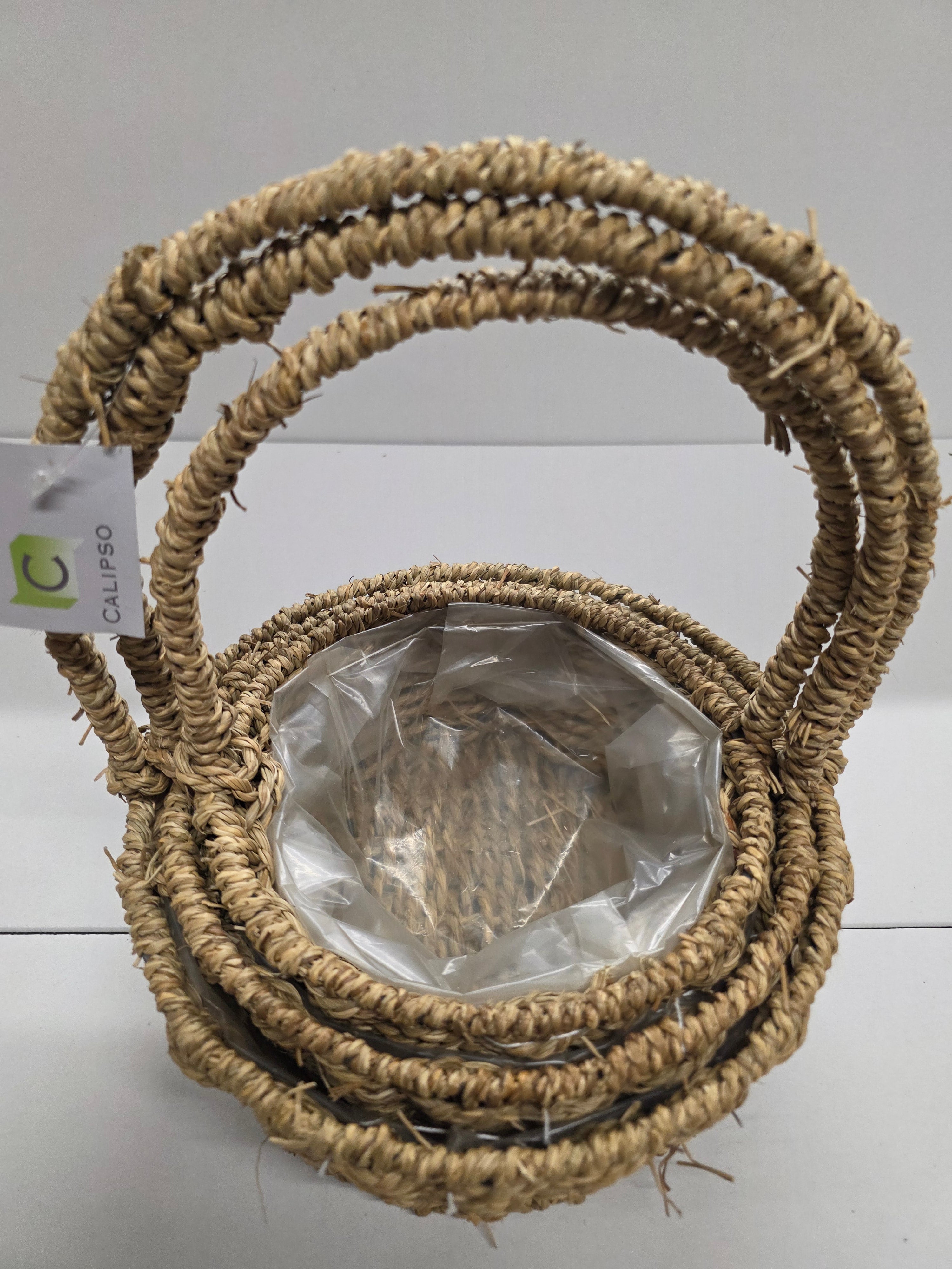 Basket Seagrass Round Set