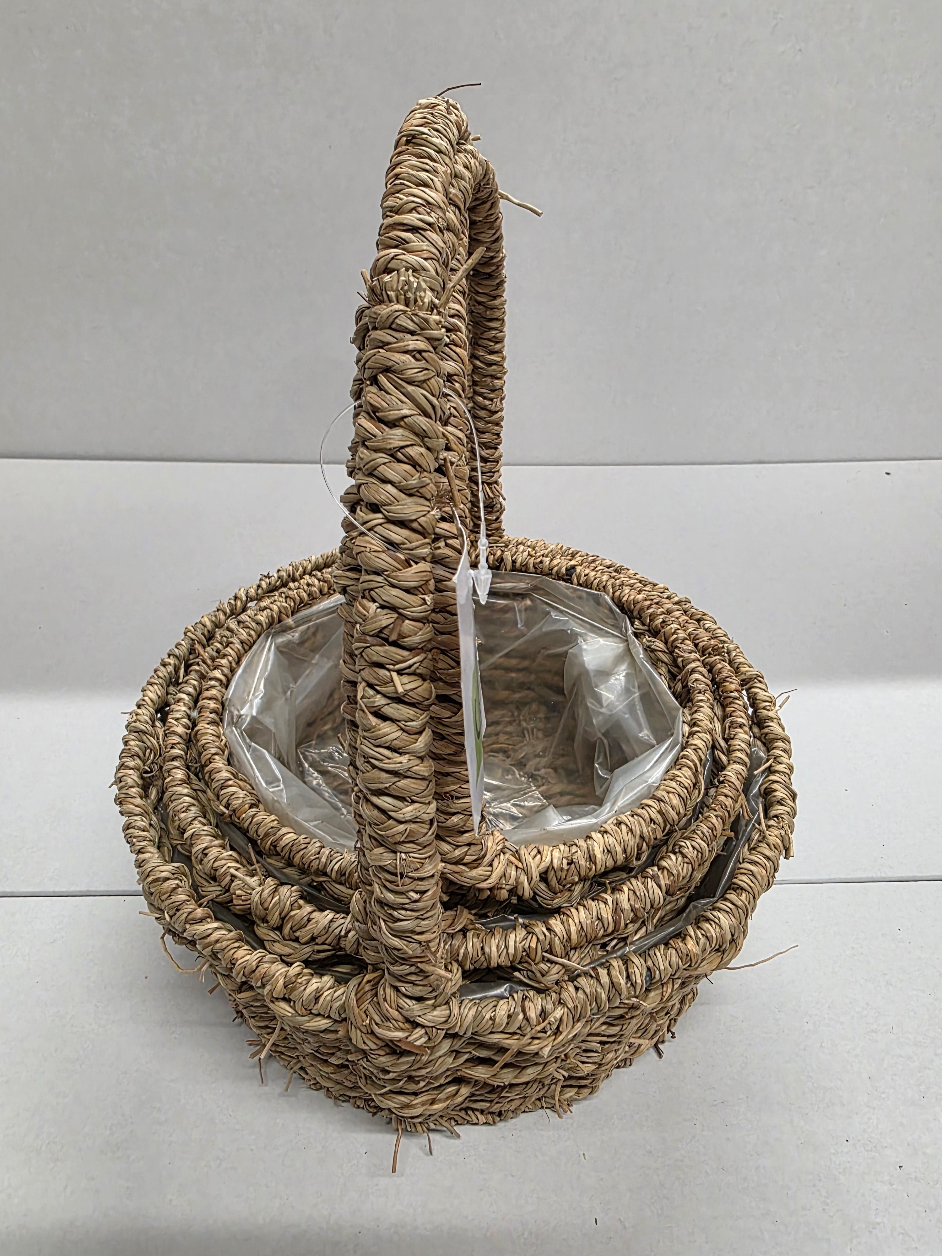 Basket Seagrass Round Set