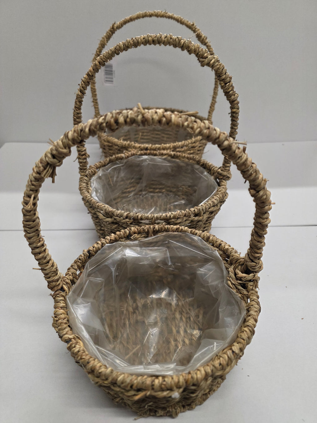 Basket Seagrass Round Set