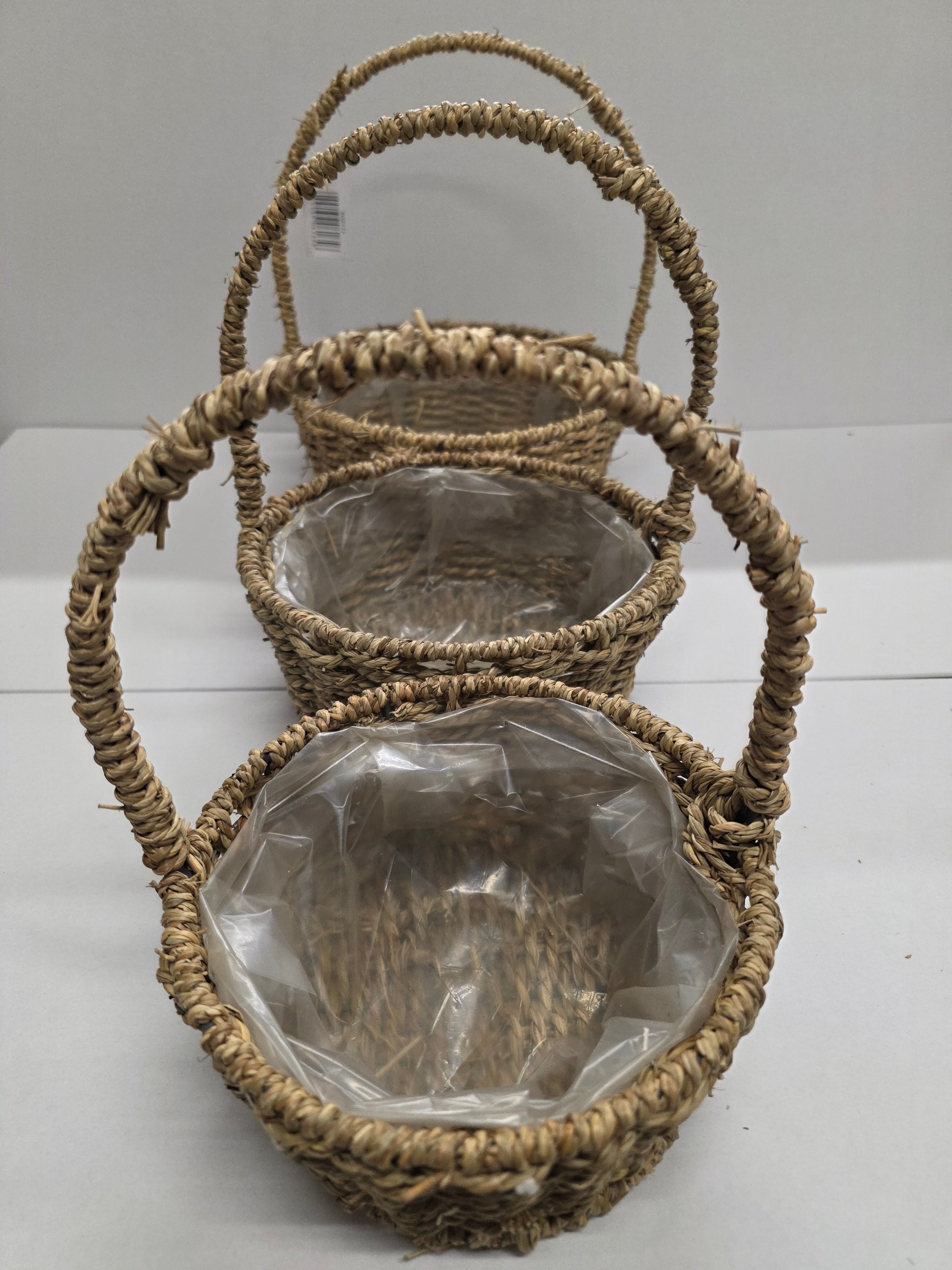 Basket Seagrass Round Set