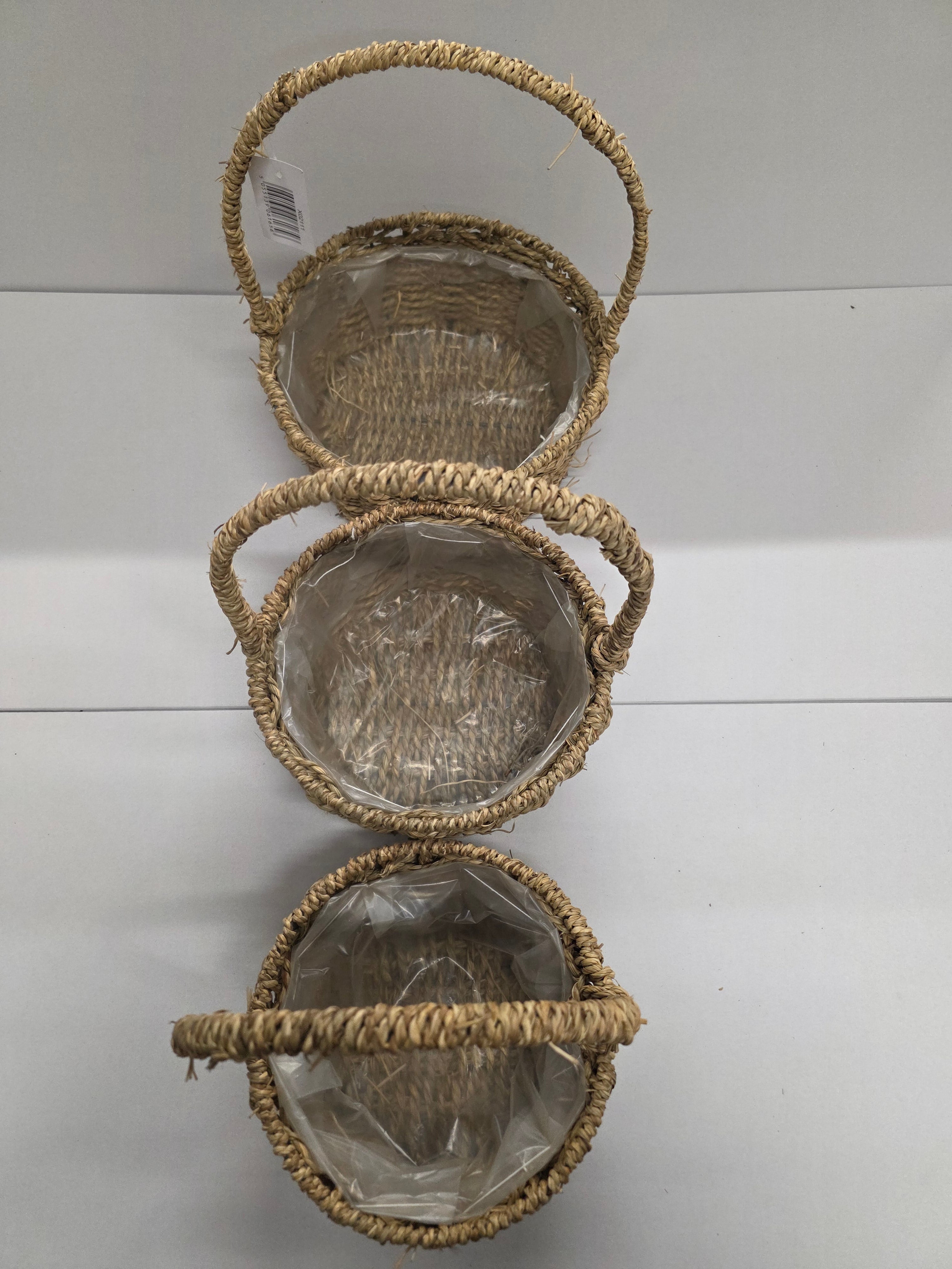Basket Seagrass Round Set