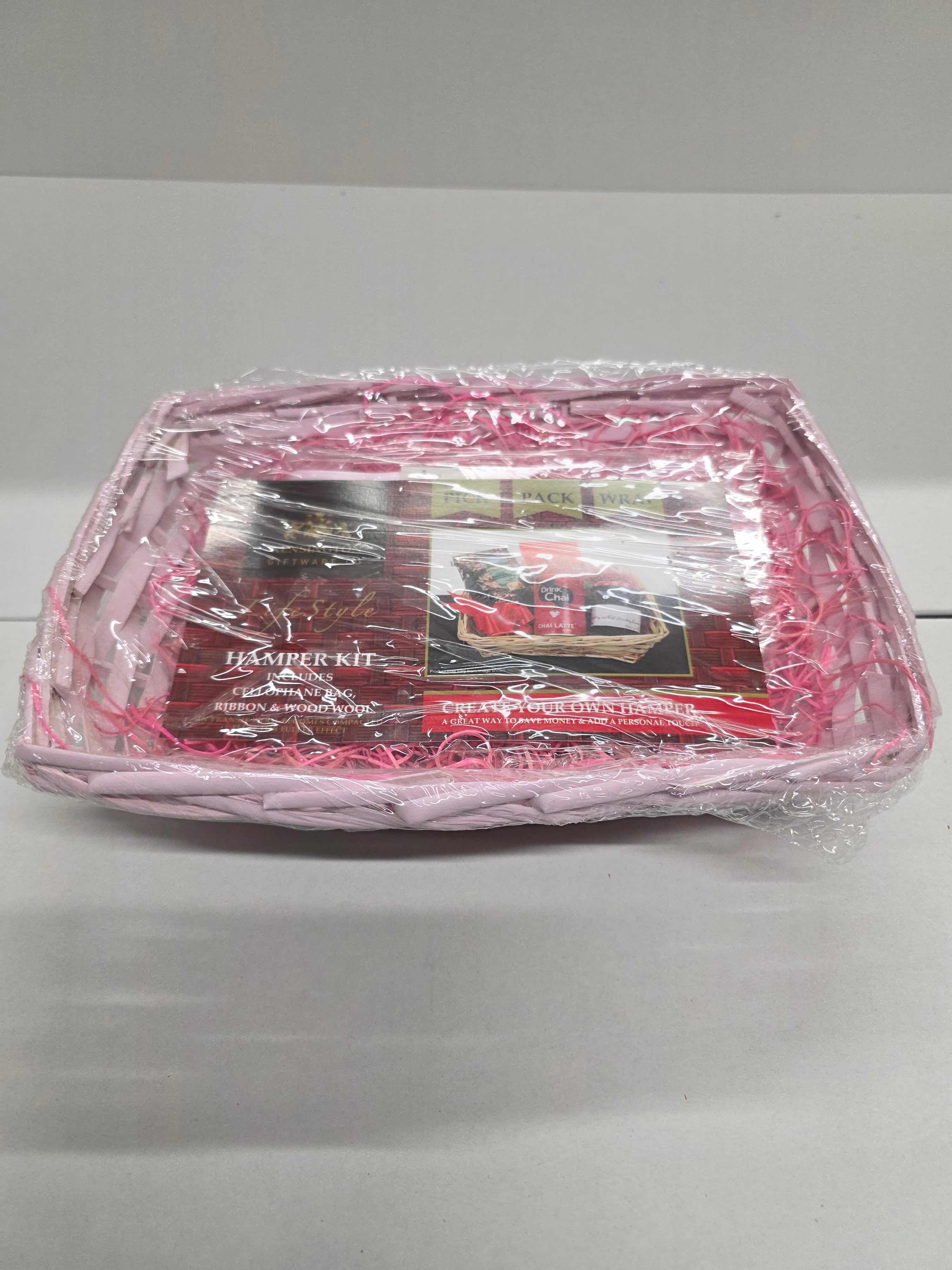 Hamper Set Pink 30x22x8cm
