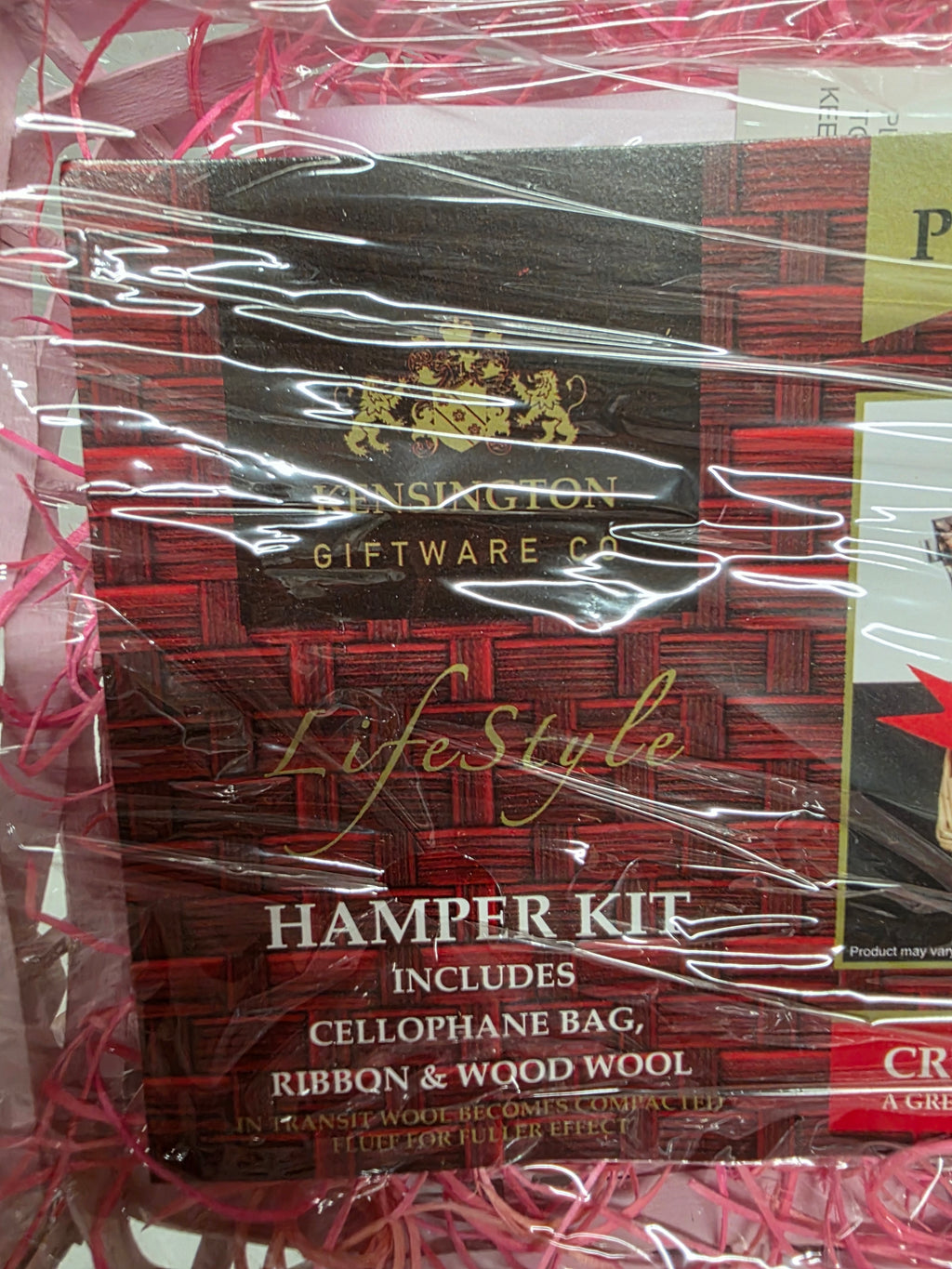 Hamper Set Pink 30x22x8cm