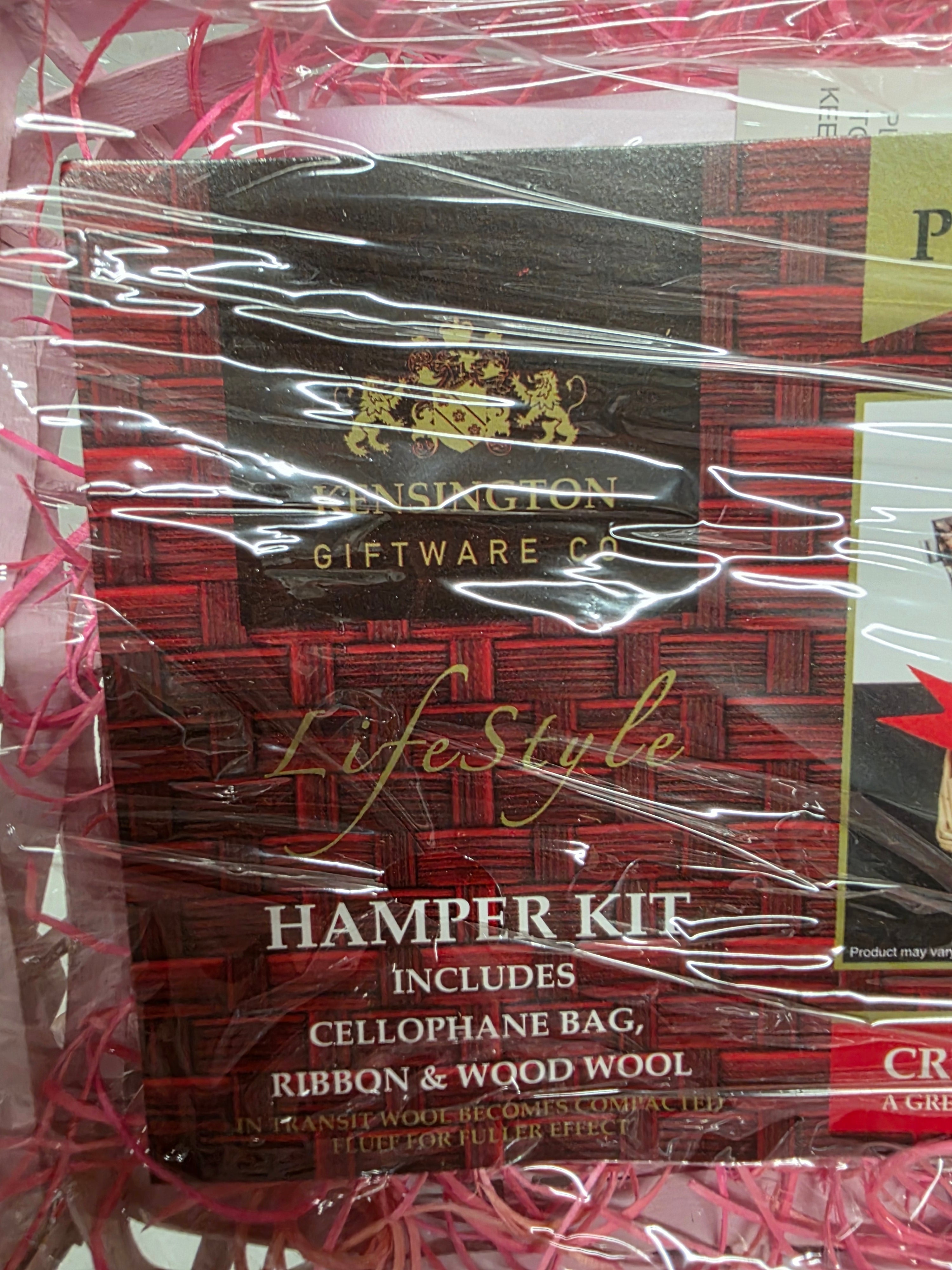 Hamper Set Pink 30x22x8cm