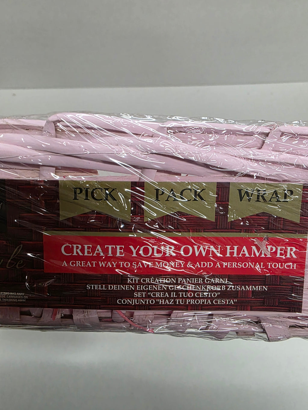 Hamper Set Pink 30x22x8cm