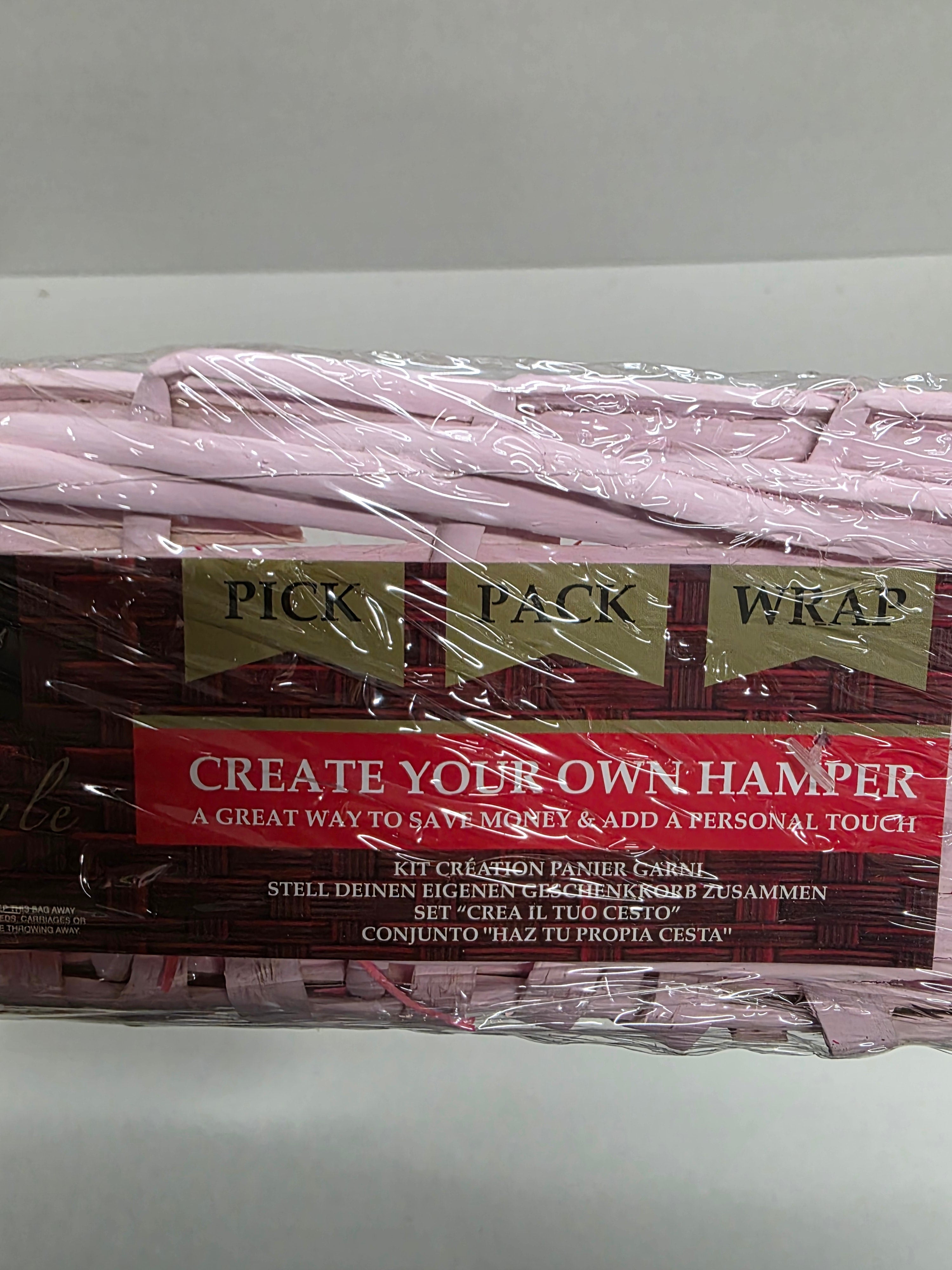 Hamper Set Pink 30x22x8cm