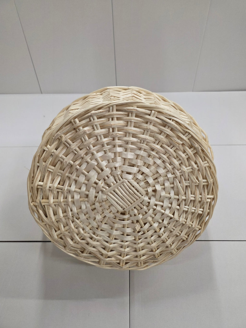Basket Willow Round Stained Set 4