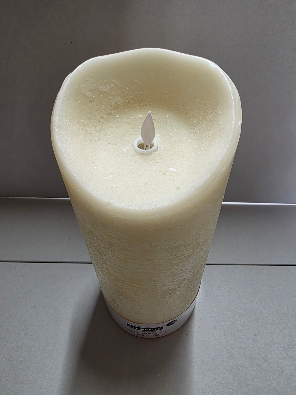 Moving Flame Led Candle 15 X 25cm