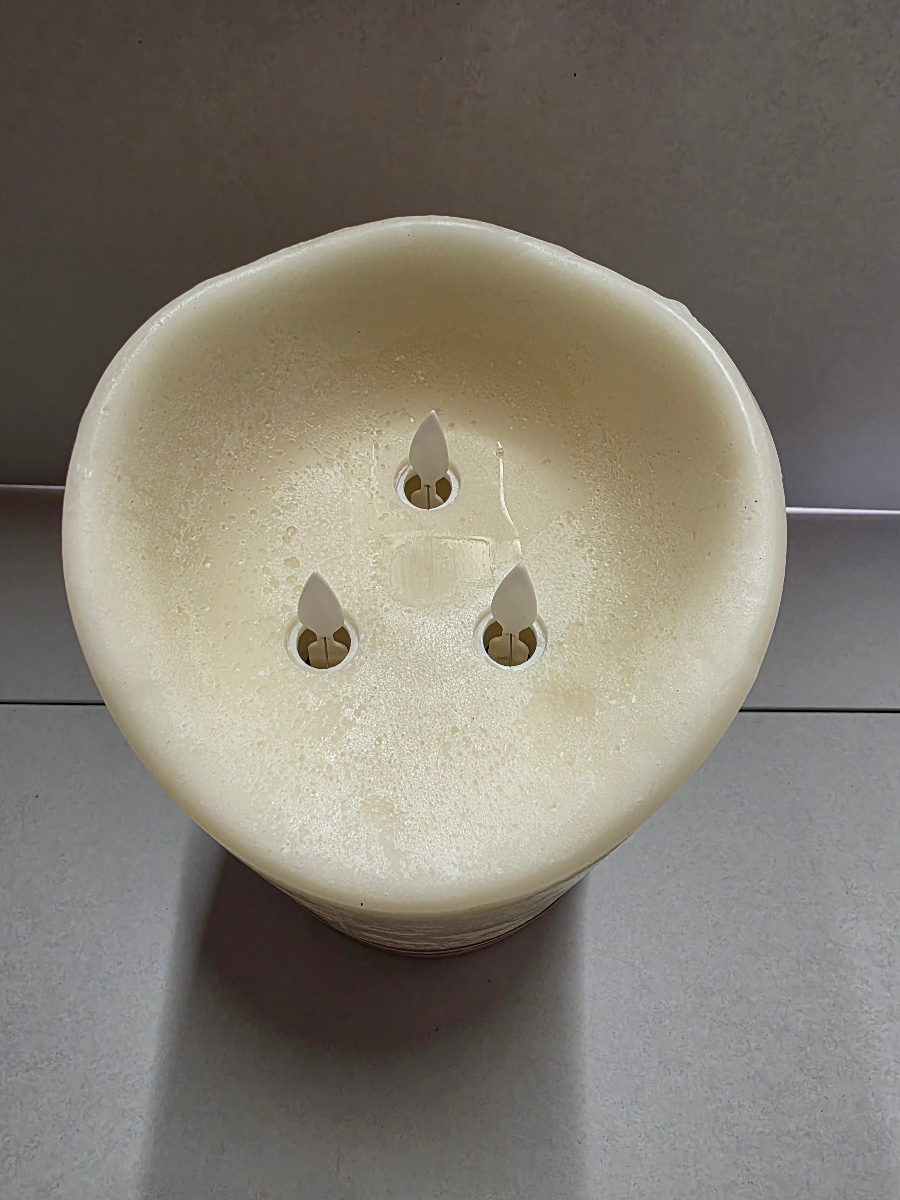 Moving Flame Led Candle 15 X 30cm