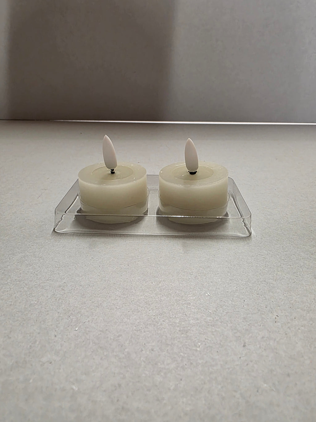 Tea Light L E D Cream X2
