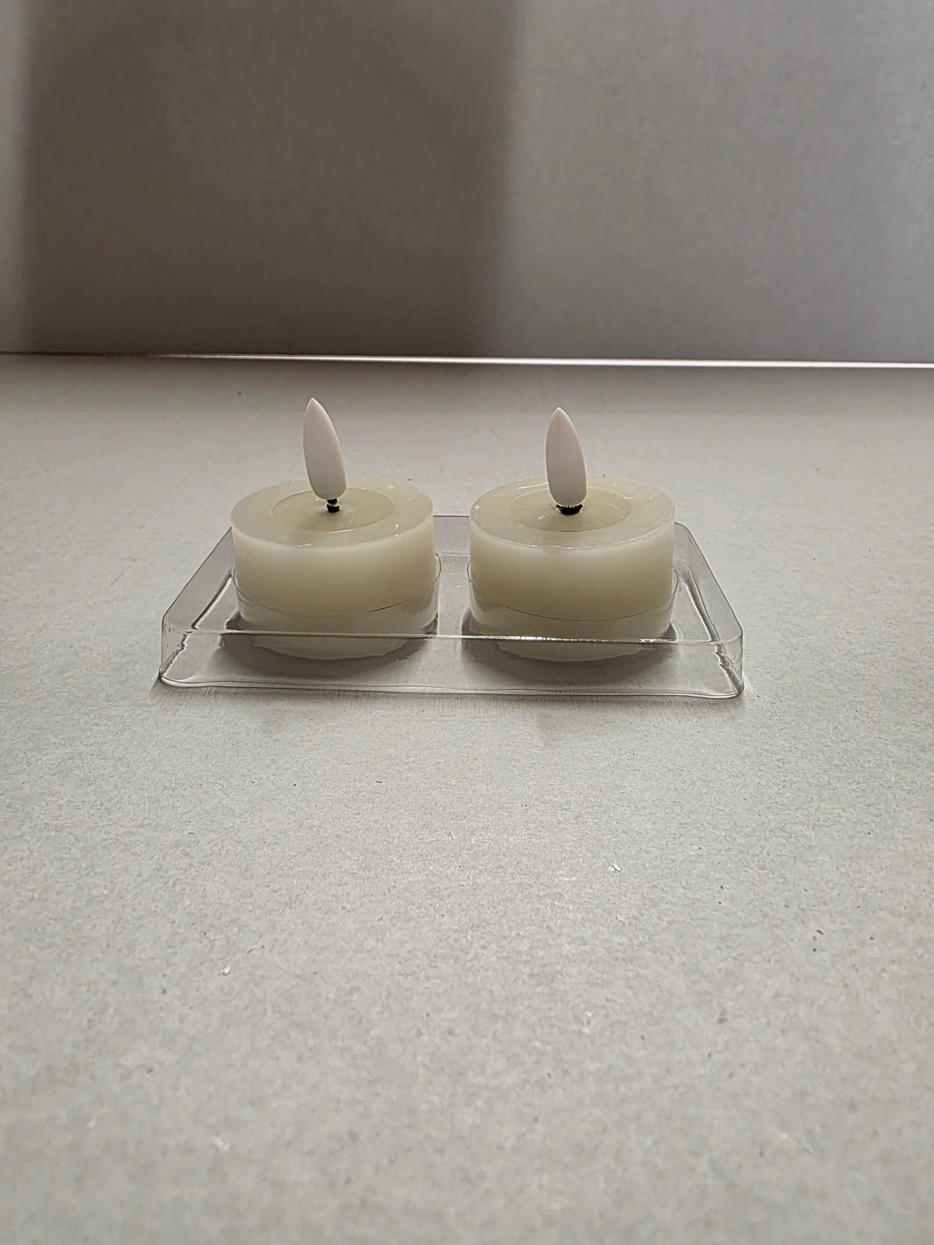 Tea Light L E D Cream X2