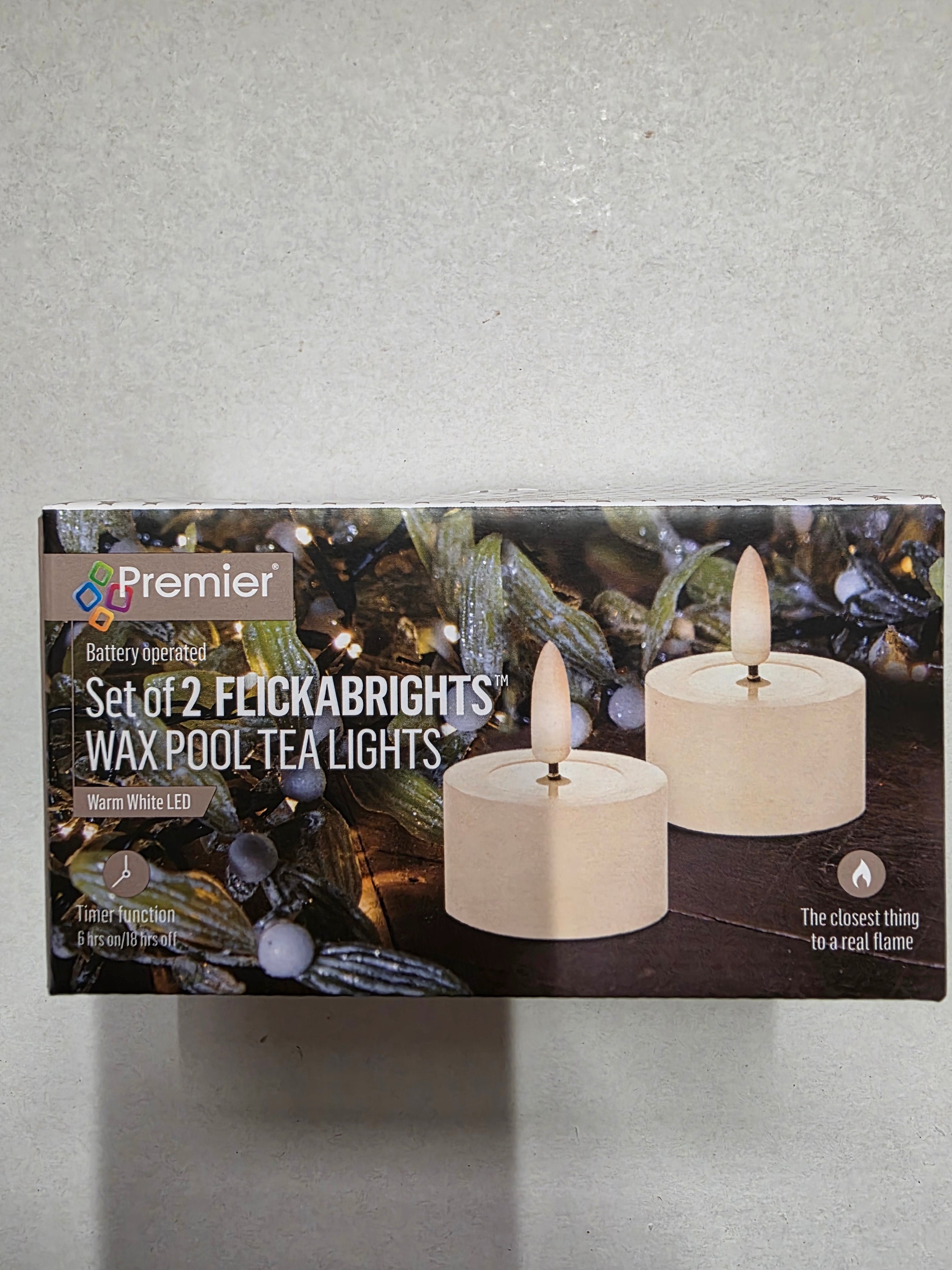 Tea Light L E D Cream X2