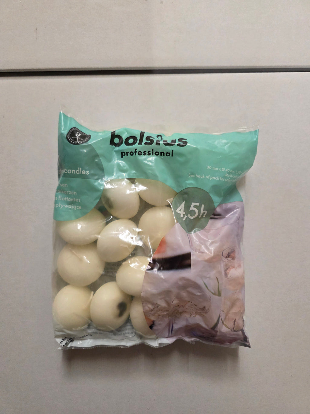 Candles Floating Ivory Small