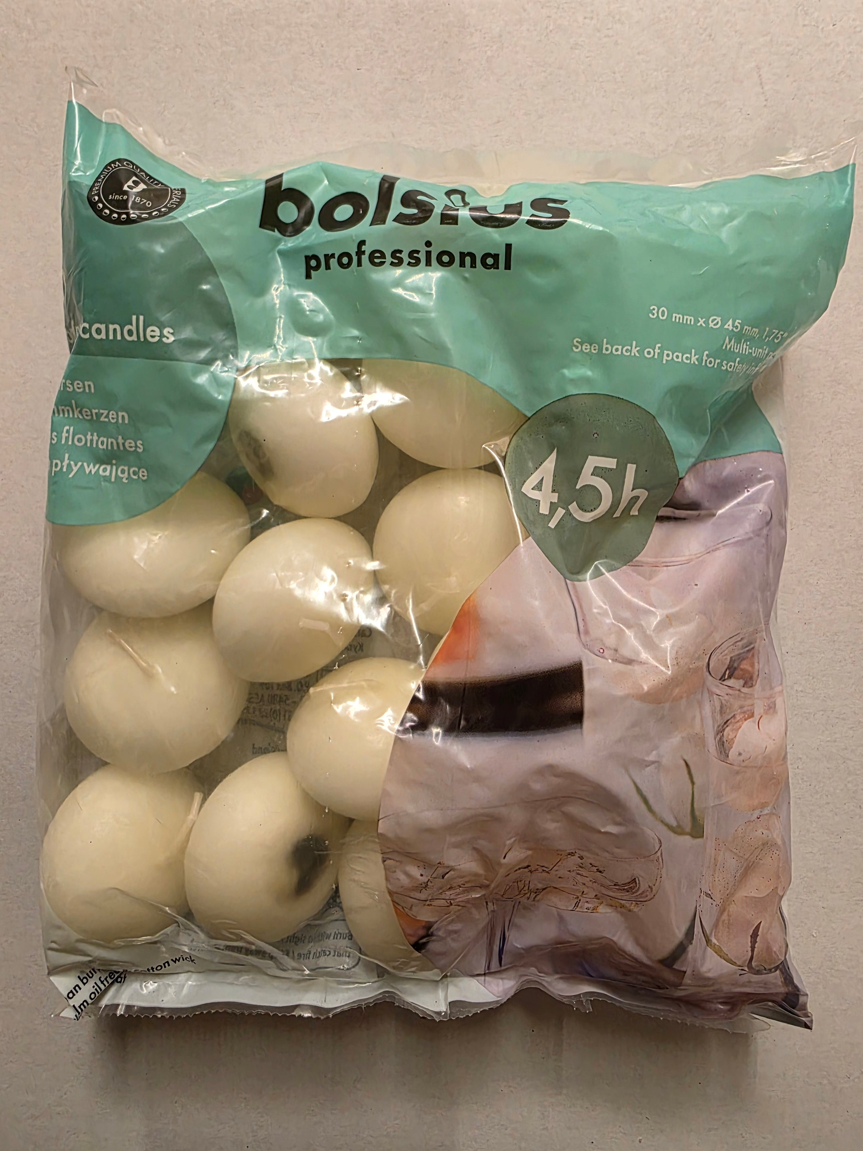 Candles Floating Ivory Small