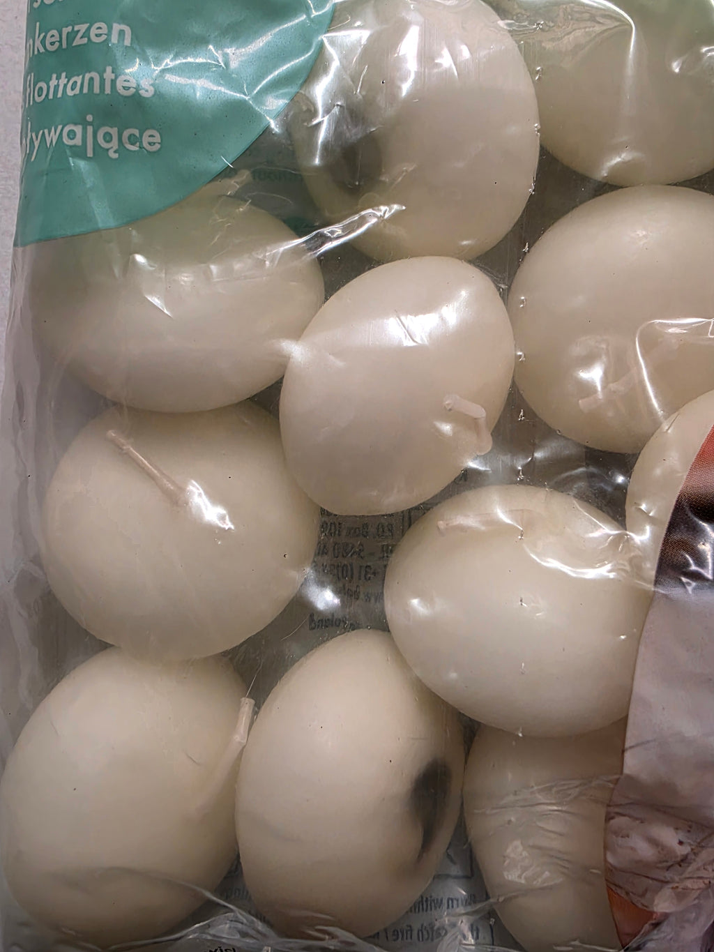 Candles Floating Ivory Small