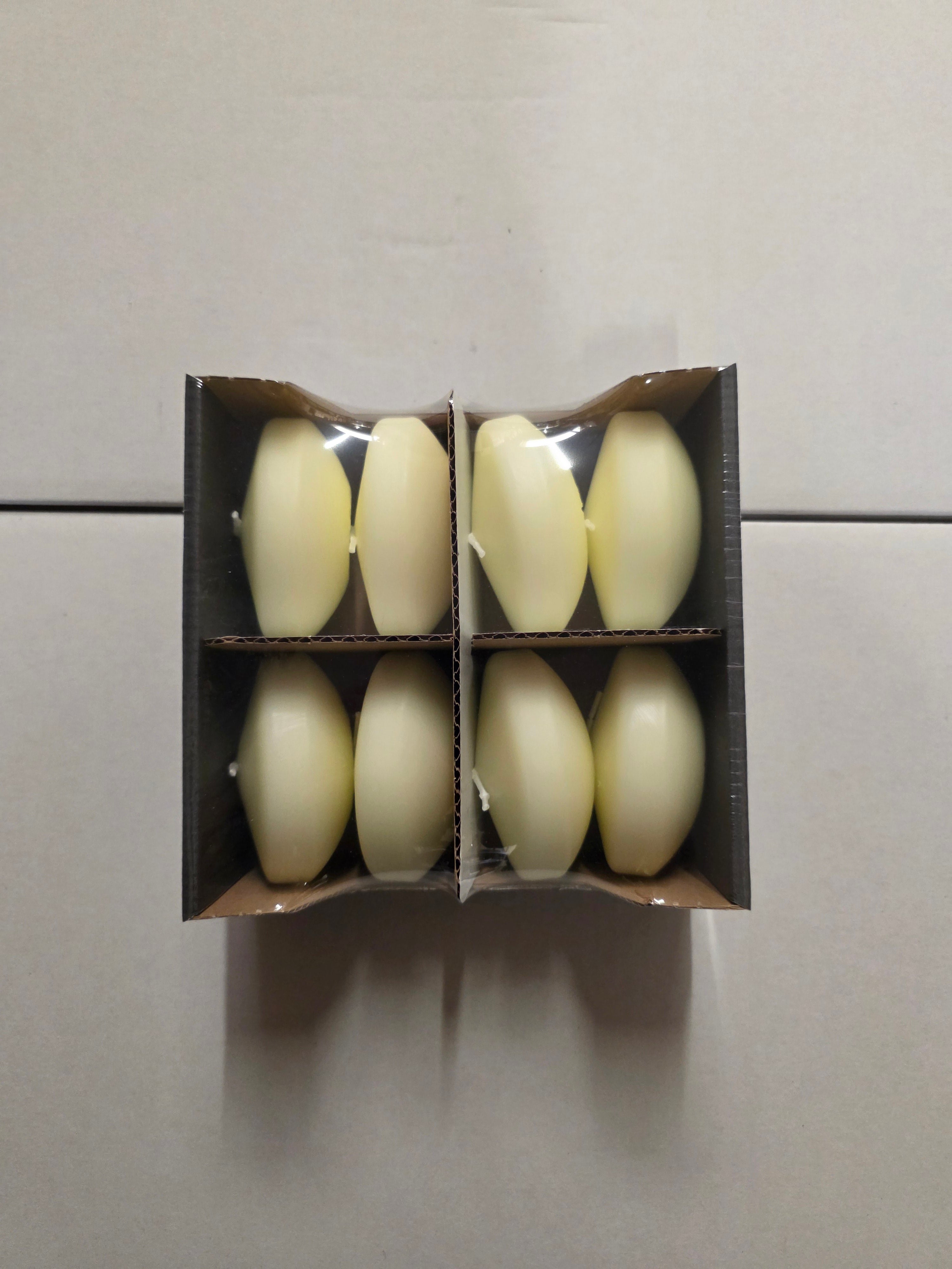 Floating Candle Large 40x80mm Ivory