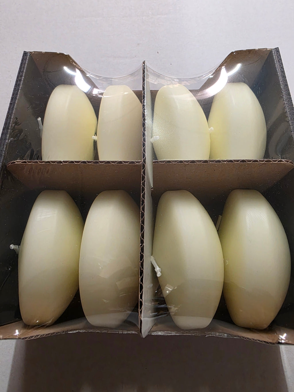 Floating Candle Large 40x80mm Ivory