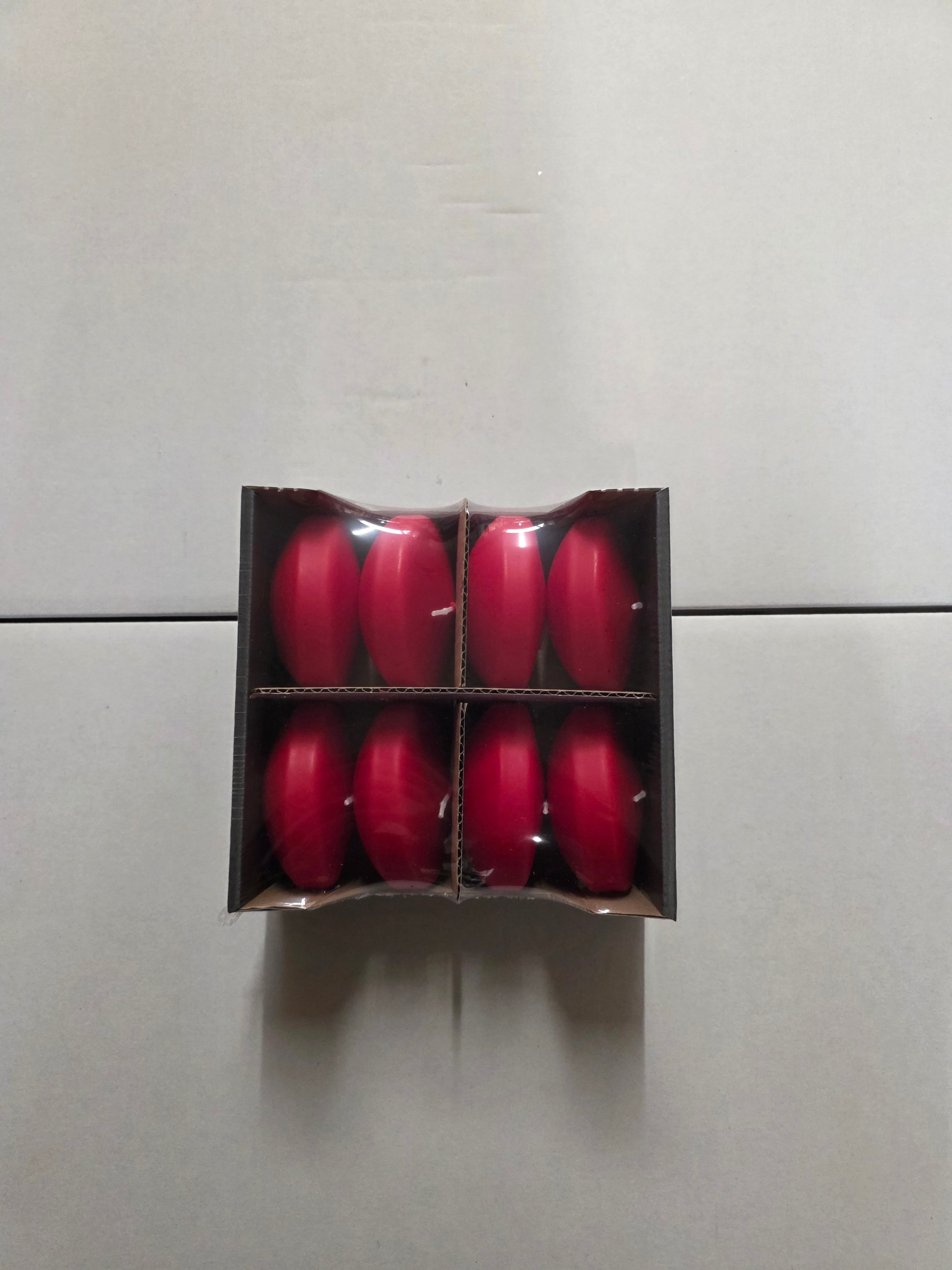 Floating Candle Large 40x80mm Red