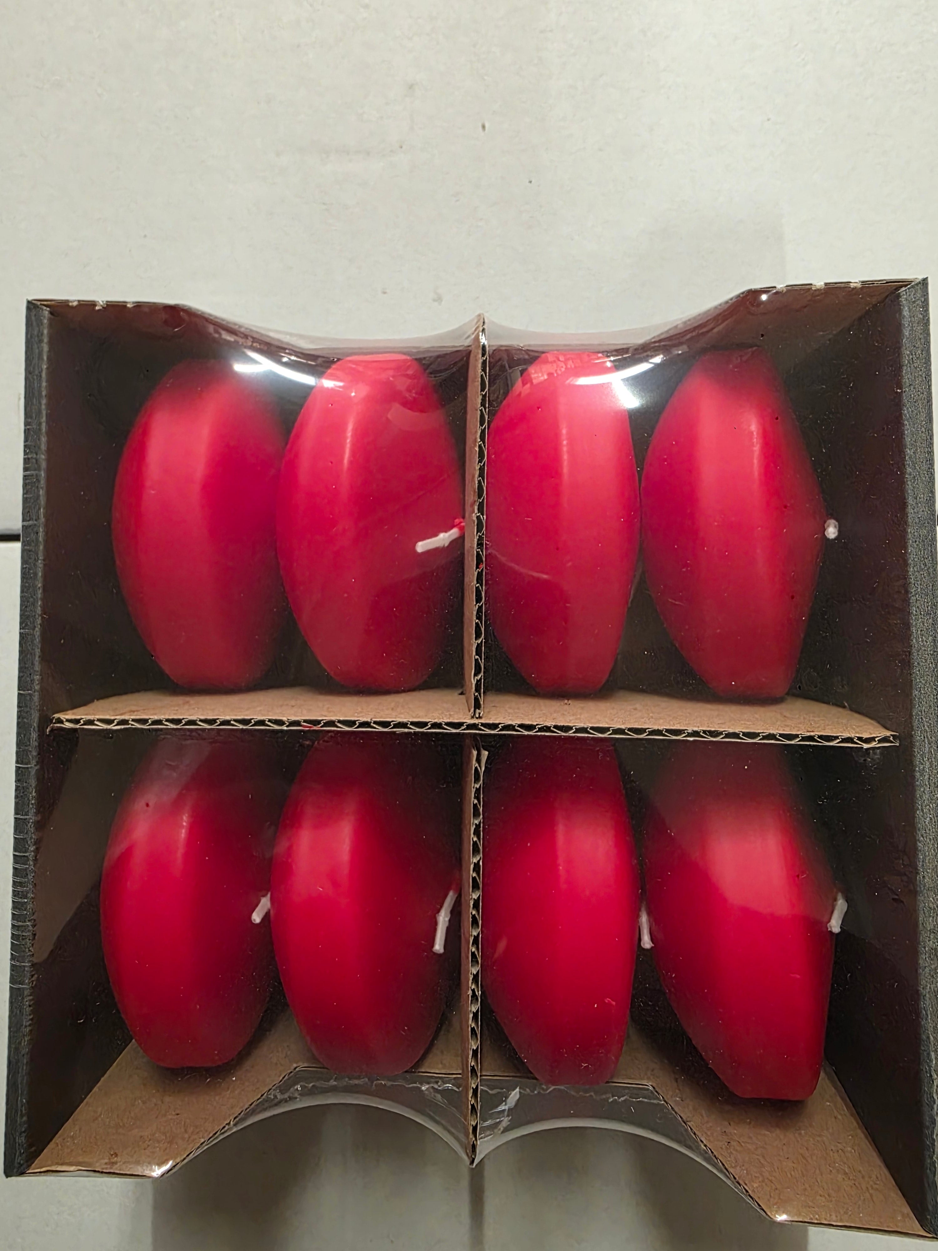 Floating Candle Large 40x80mm Red