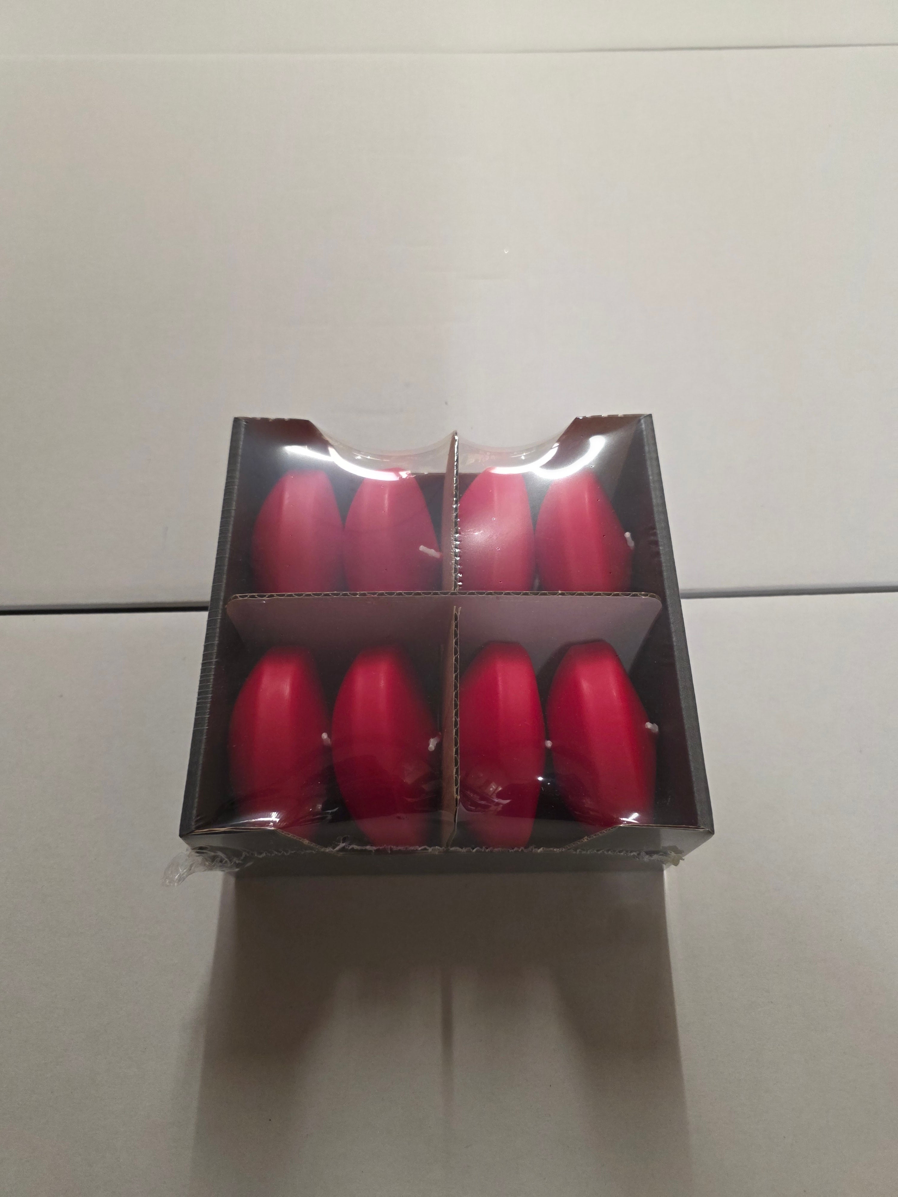 Floating Candle Large 40x80mm Red