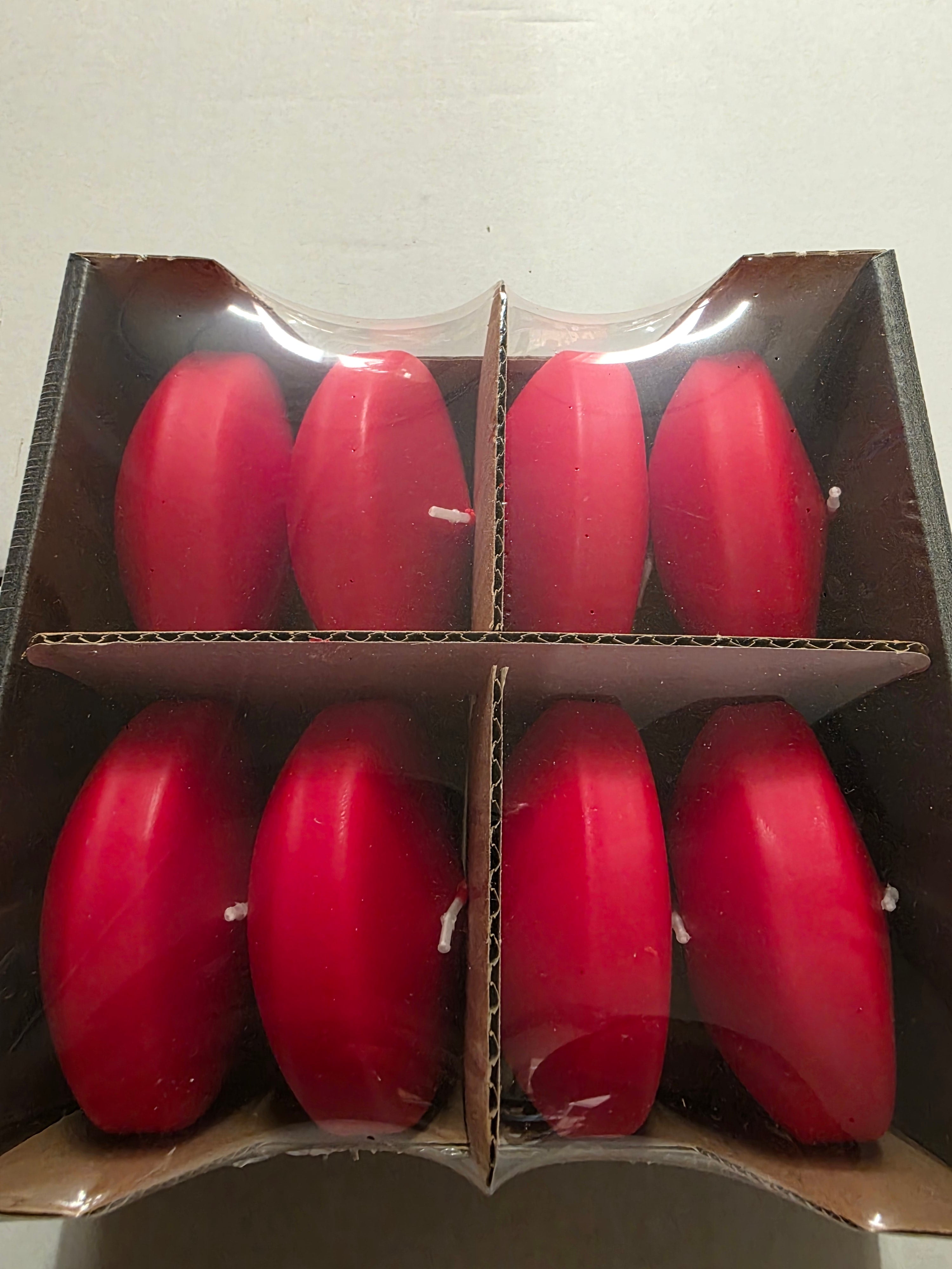 Floating Candle Large 40x80mm Red