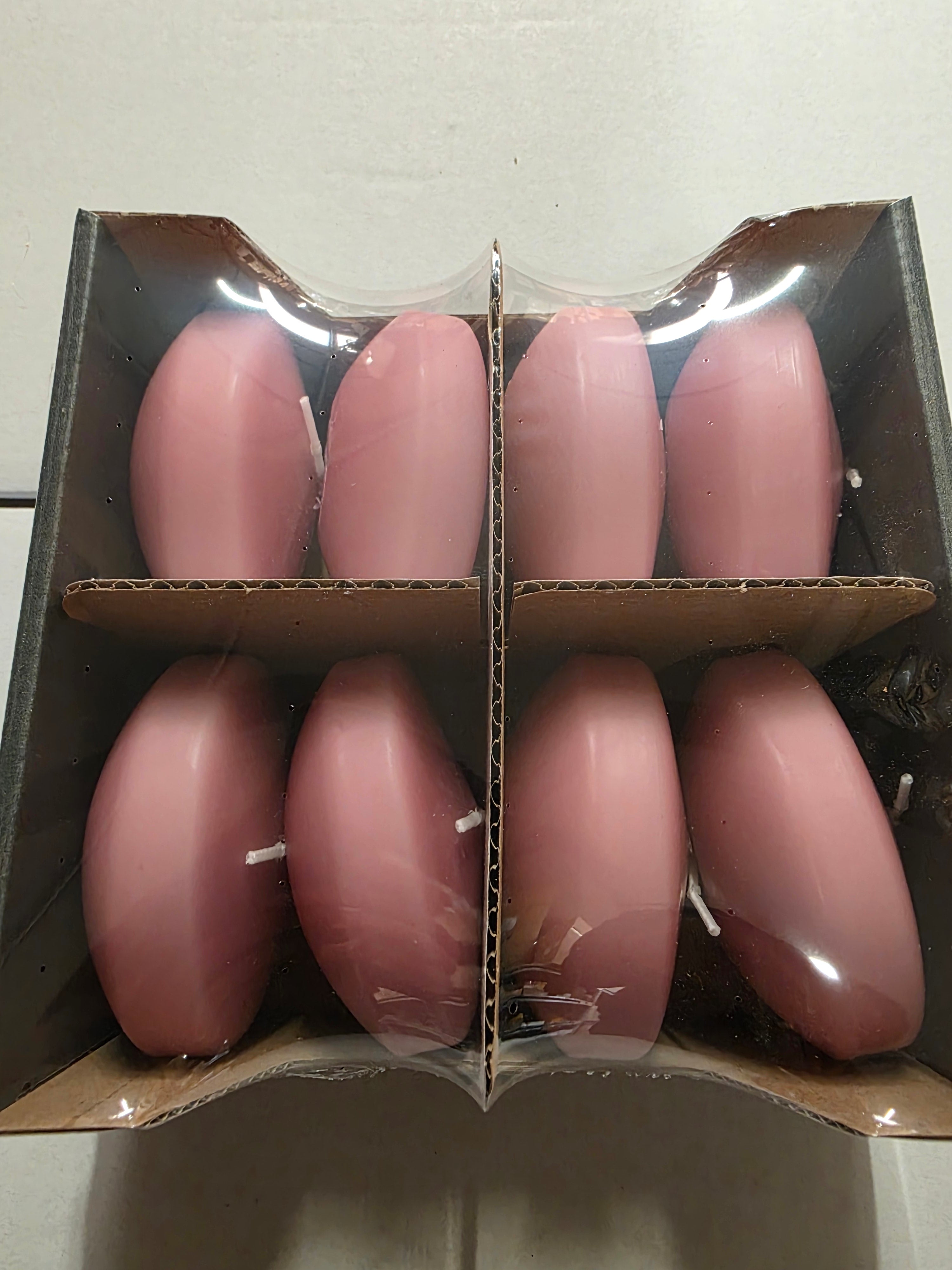 Floating Candle Large 40x80mm Rose
