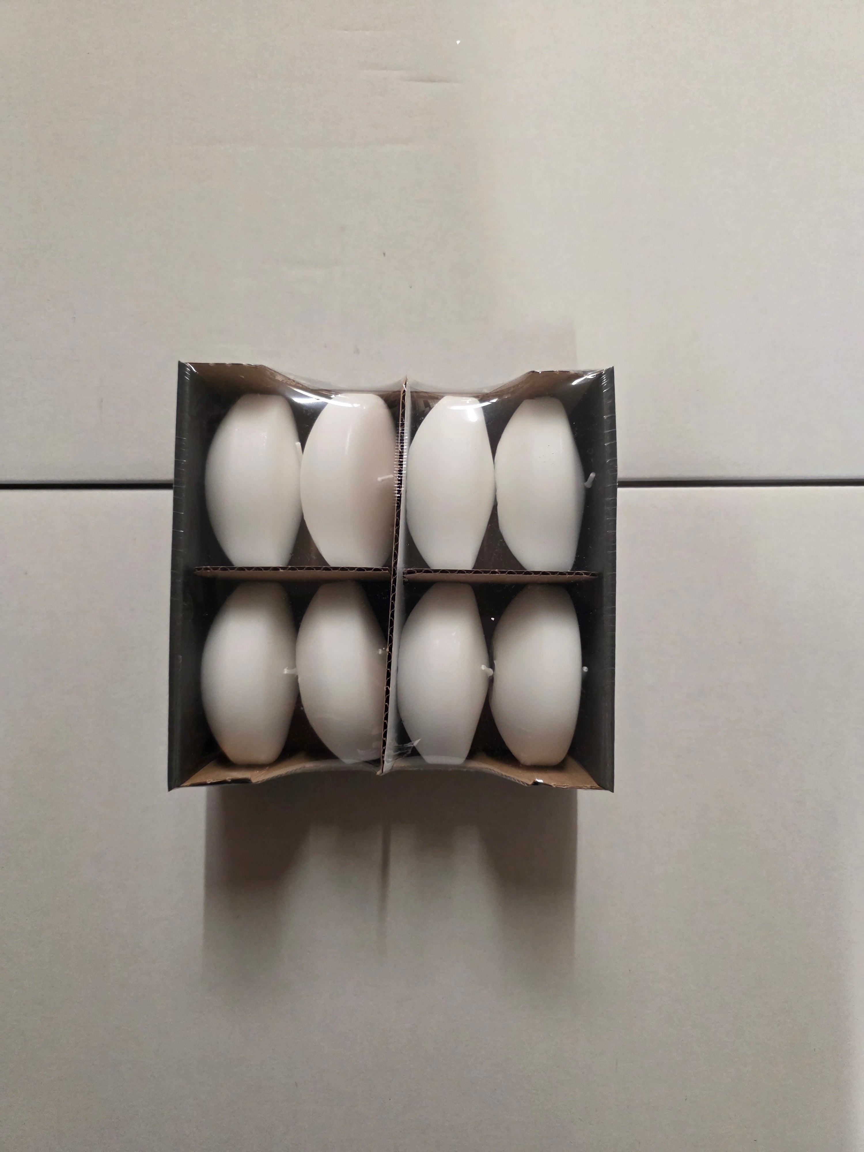 Floating Candle Large 40x80mm White