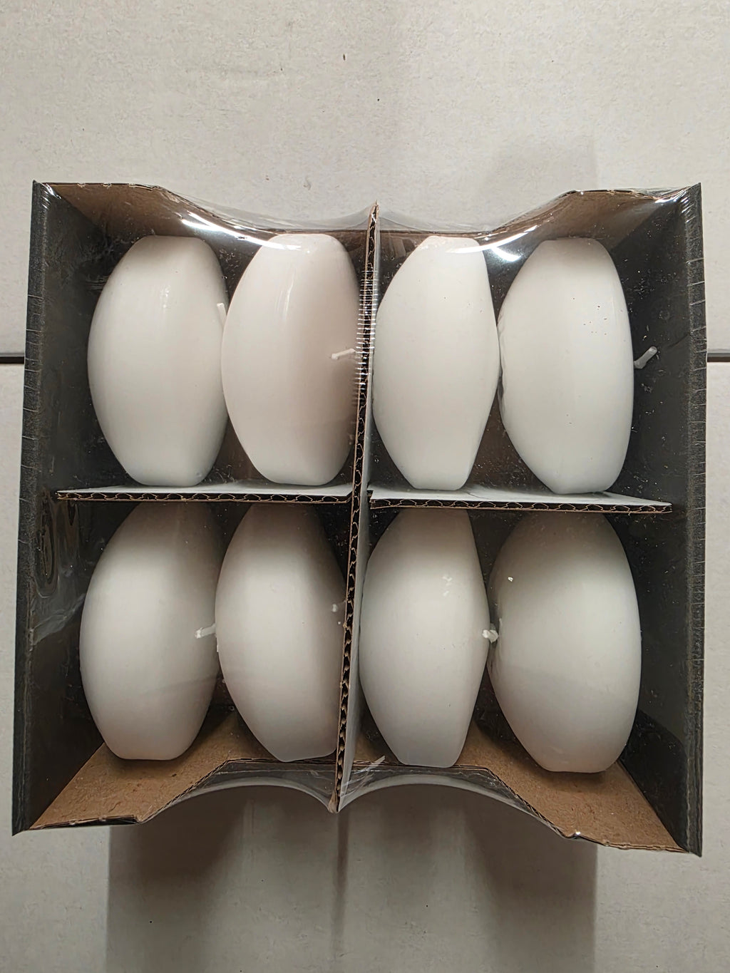 Floating Candle Large 40x80mm White