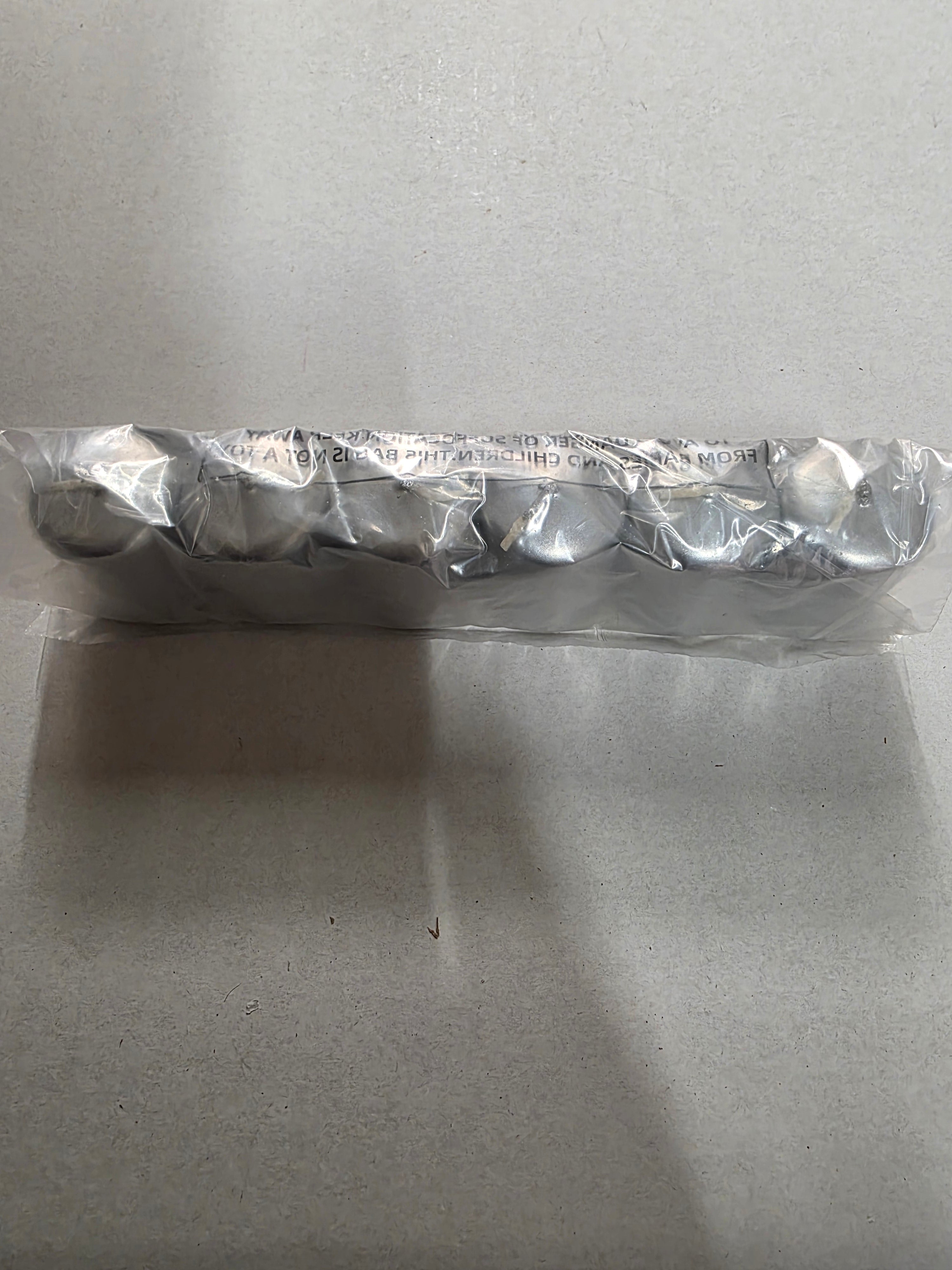 Candle Pillar Silver 5 Cm X6