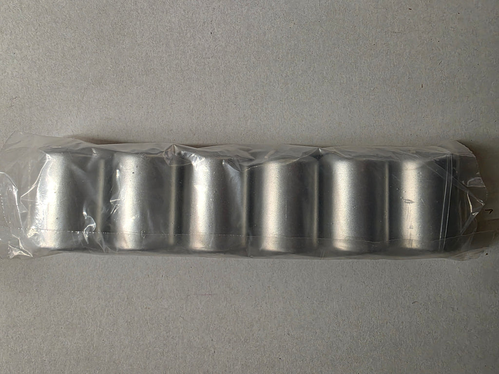 Candle Pillar Silver 5 Cm X6